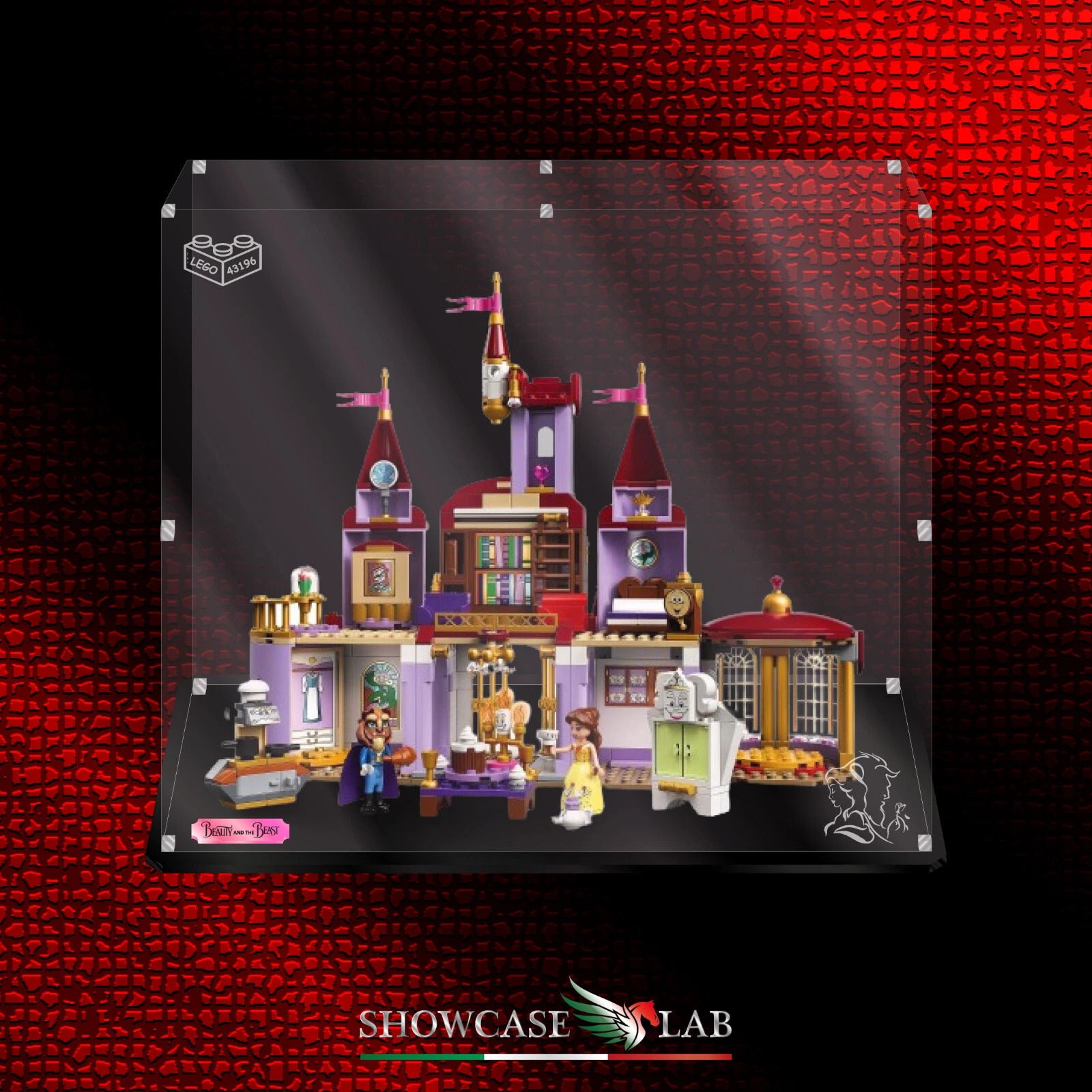 Teca L74 | Per Set Lego® 43196 Castello Belle e la Bestia