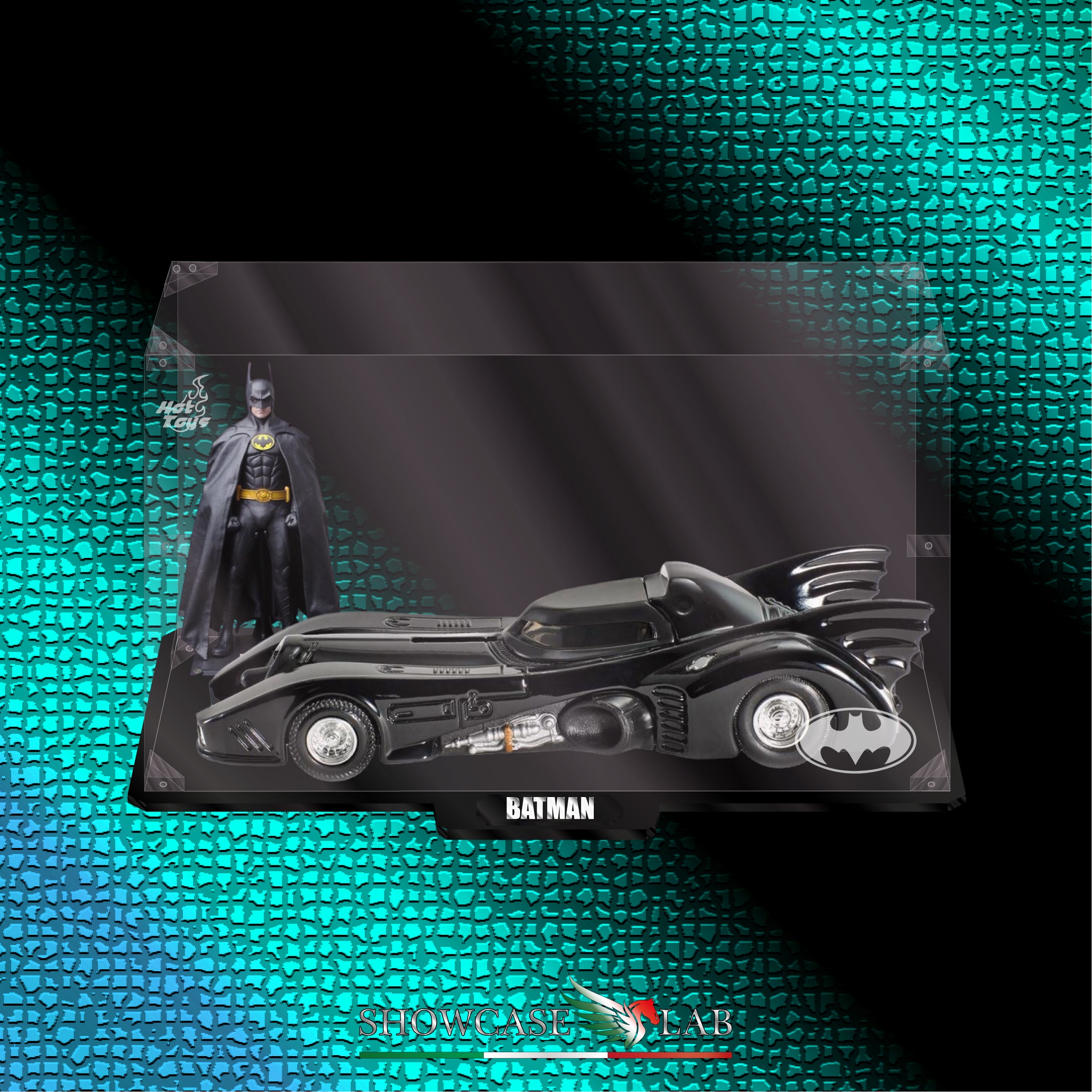 Teca HT27 | Per Batmobile 89 Hot Toys 1/6 - Batman mod.2