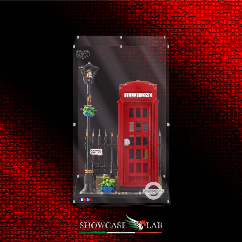 Teca L212 | Per Set Lego 21347 CABINA TELEFONICA ROSSA DI LONDRA