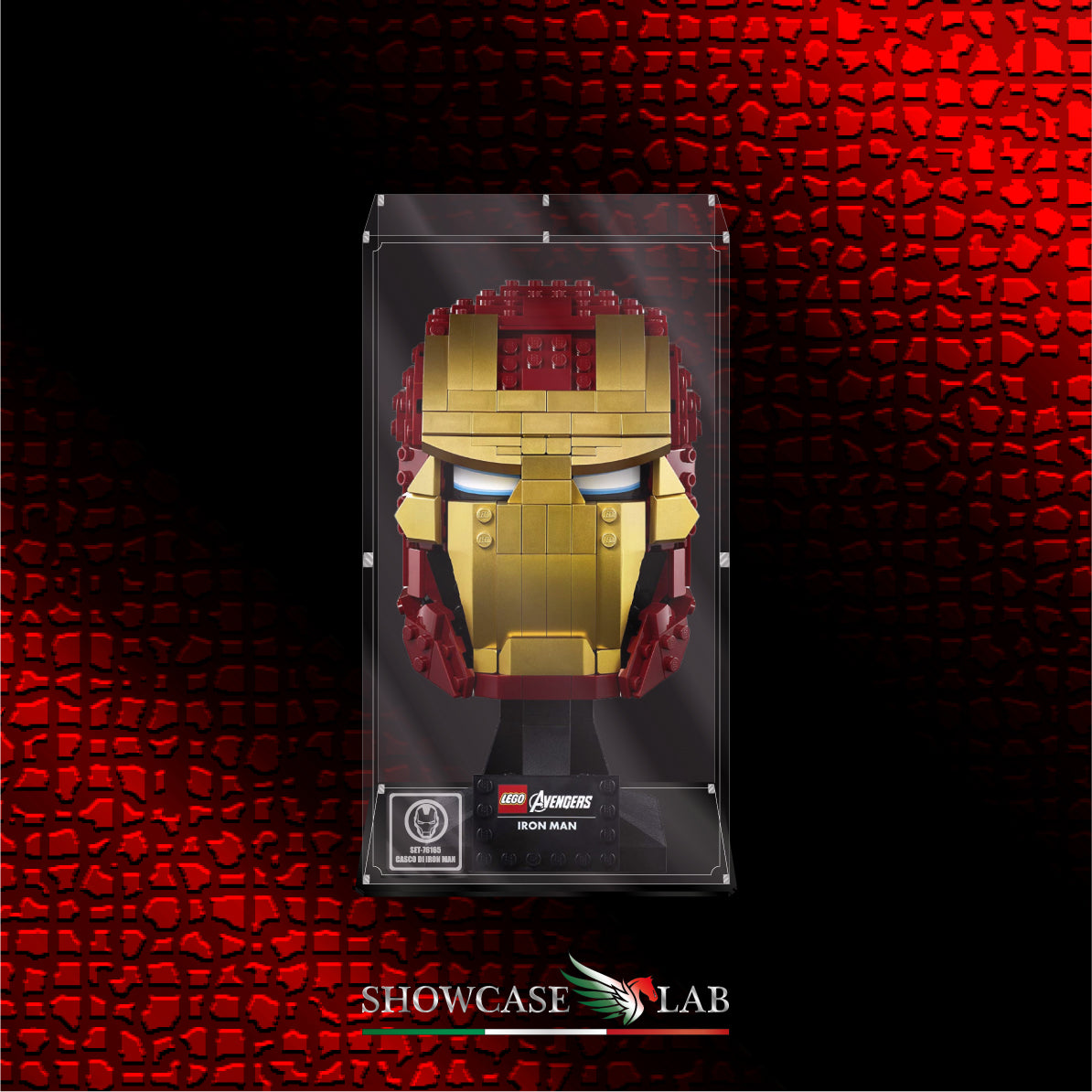 Teca L31 | Per Set Lego® 76165 Casco di Iron Man