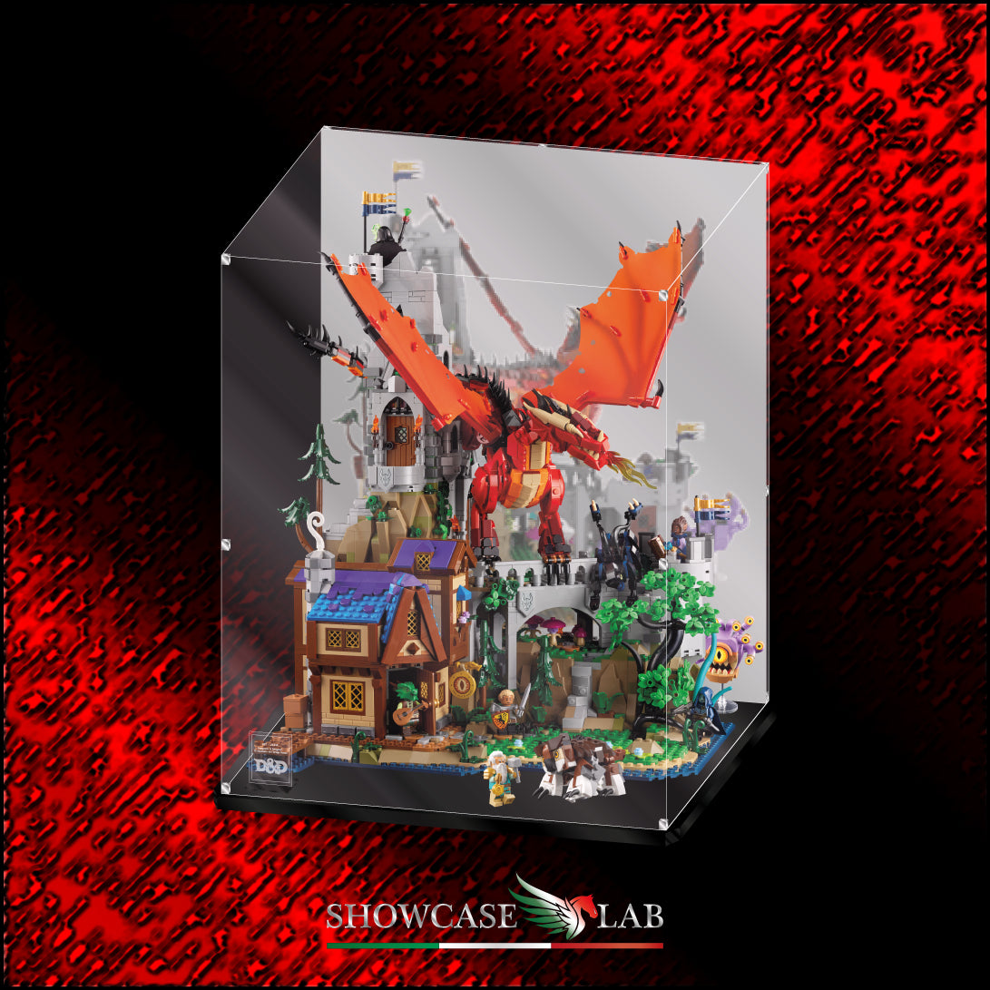 Teca LM224 | Per Set Lego® 21348 | Dungeons & Dragons: Il racconto del Drago Rosso