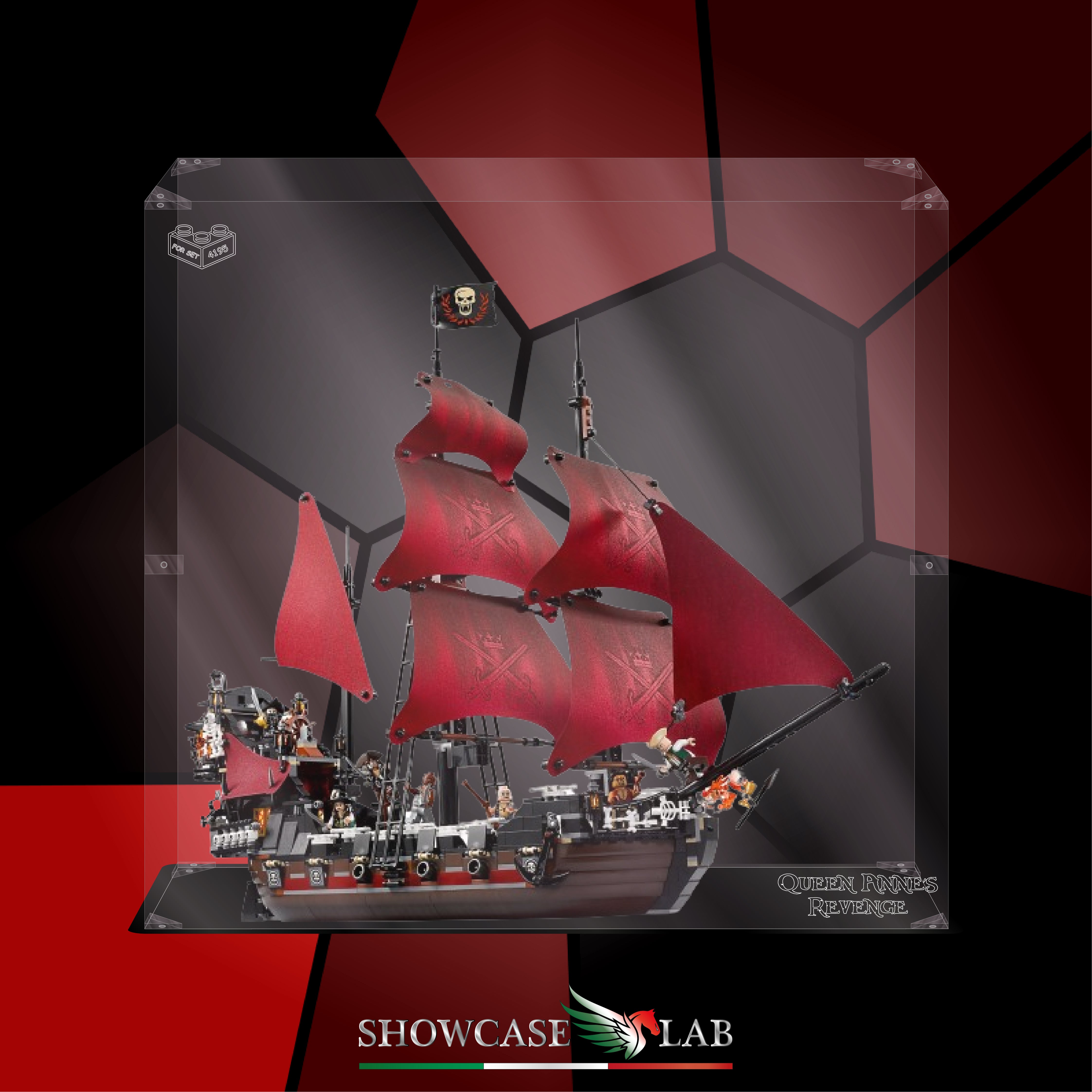 Teca LP101 | Per Set Lego® 4195 - Queen Anne's Revenge Pirati