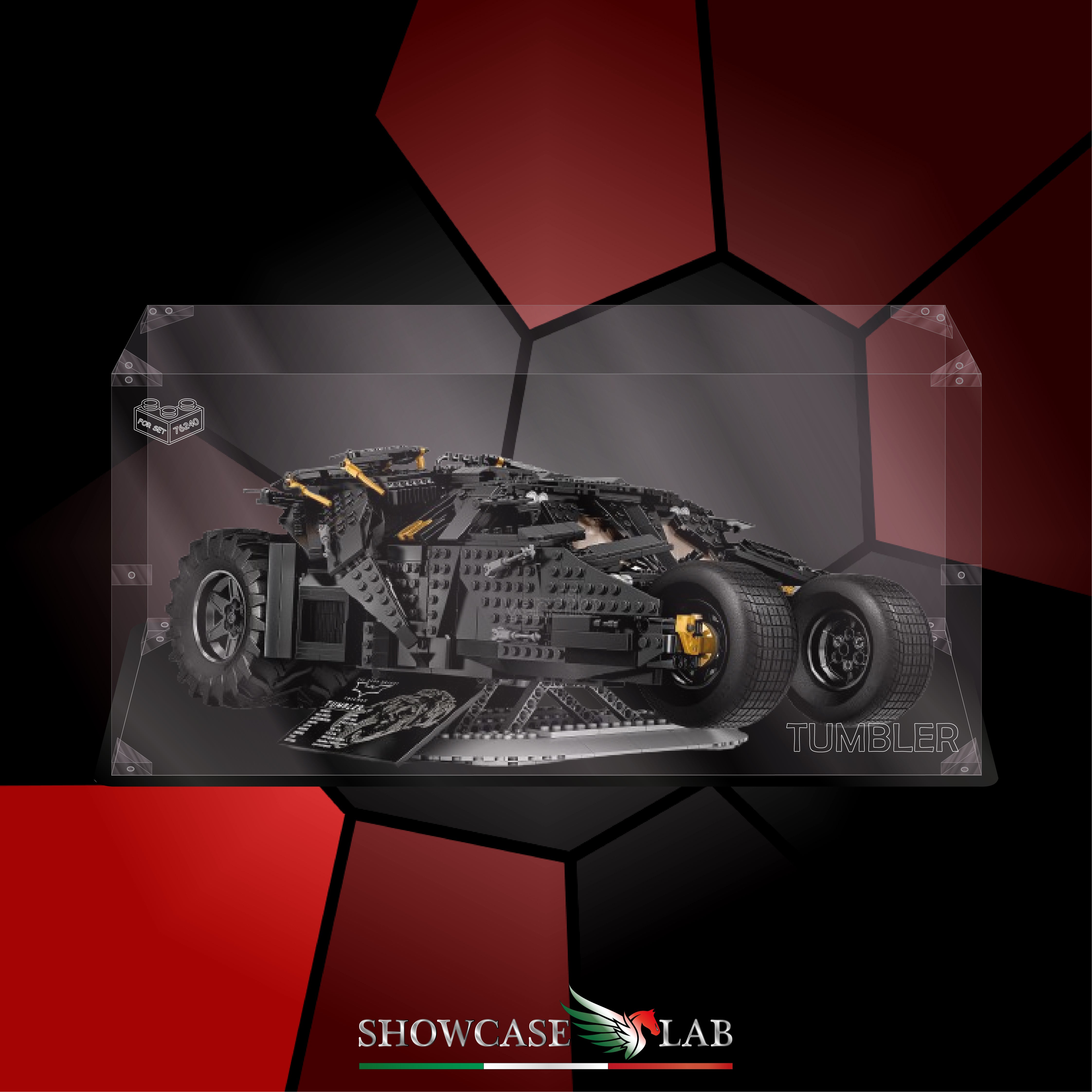 Teca LP10 | Per Set Lego® 76240 Batmobile Tumbler