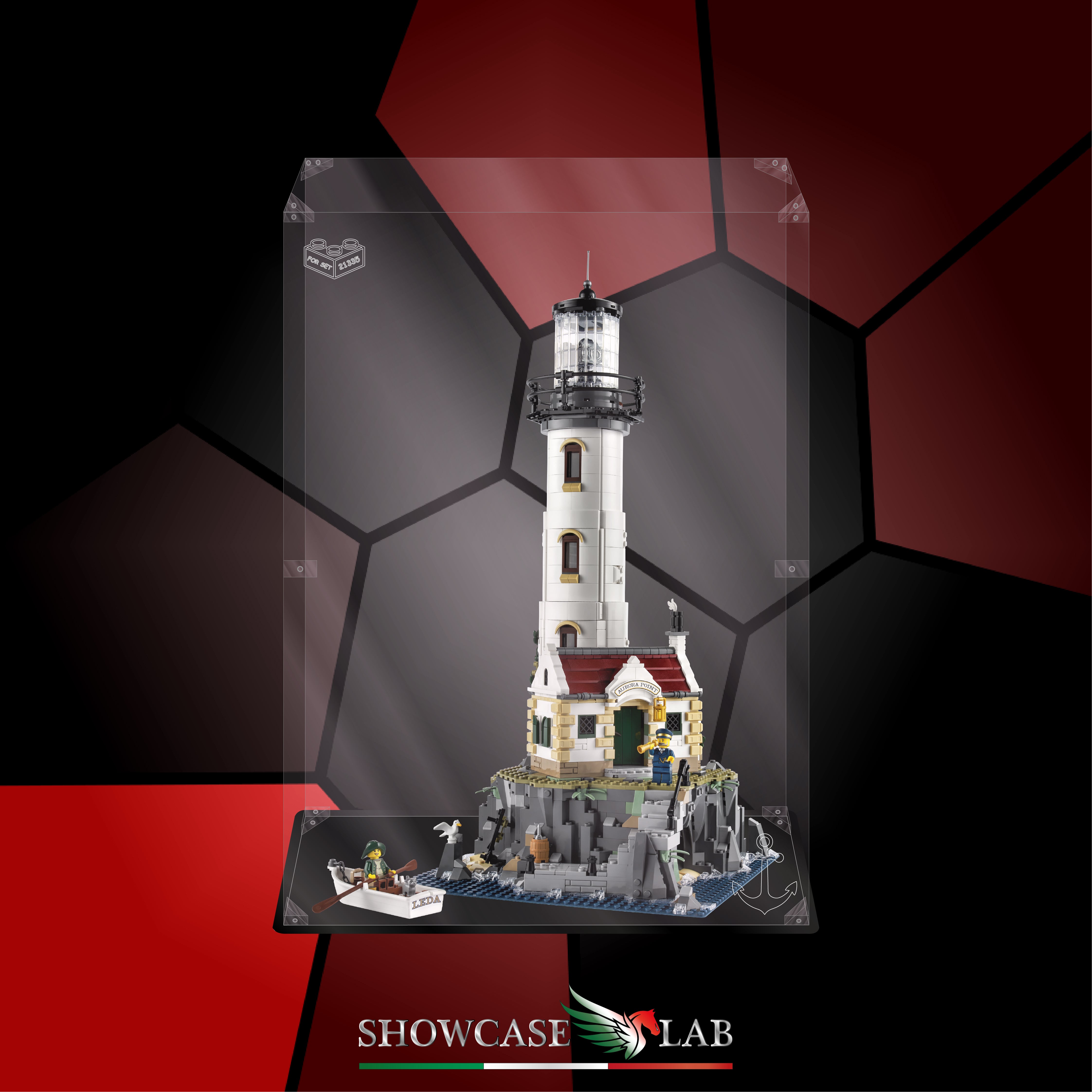 Teca LP132 | Per Set Lego® 21335 - Faro Motorizzato - Ideas