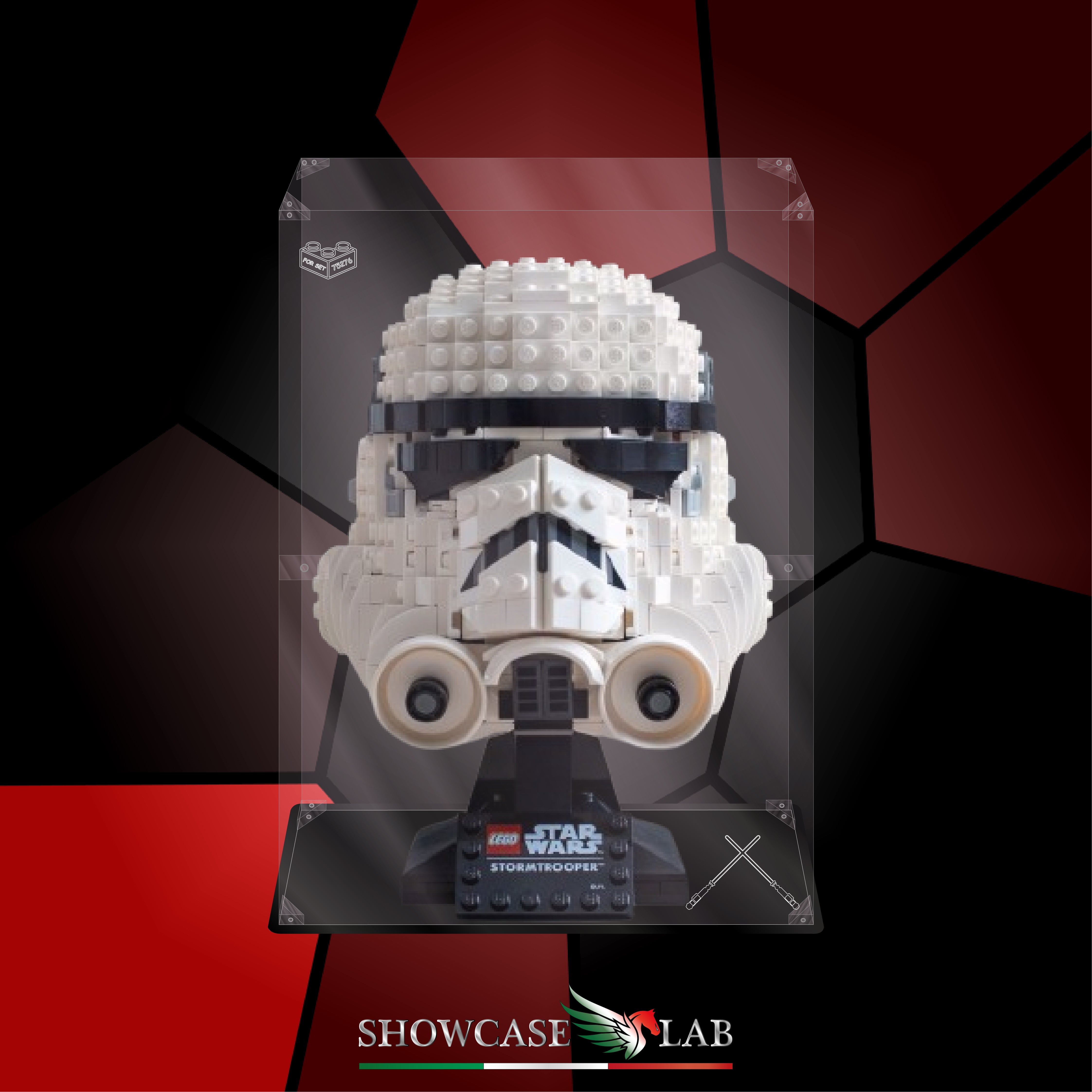 Teca LP139 | Per Set Lego® 75276 - Casco di Stormtrooper