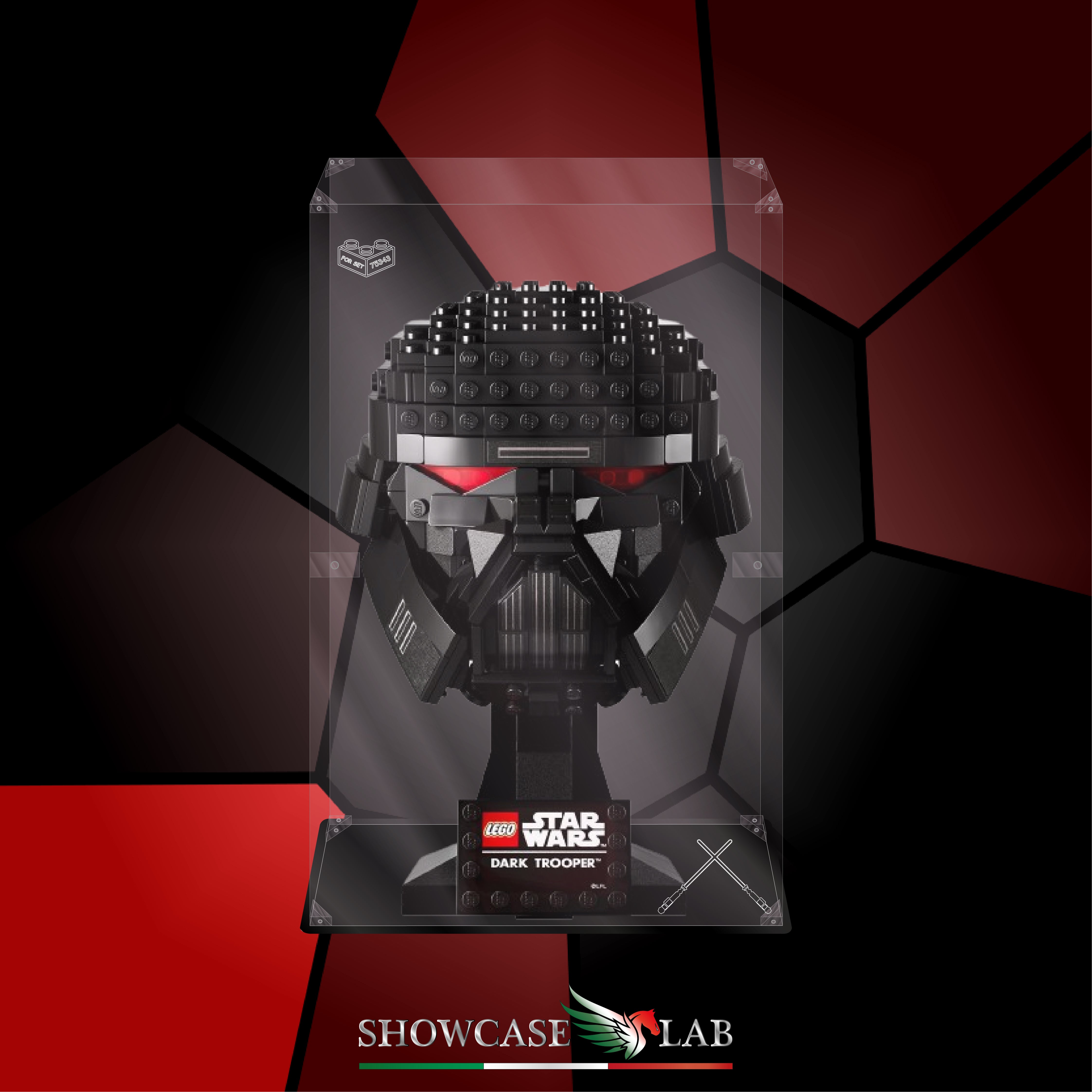 Teca LP140 | Per Set Lego® 75343 - Casco del Dark Trooper