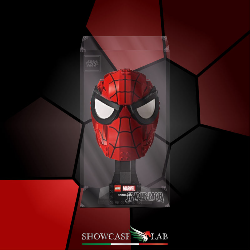 Teca LP201  Per Set Lego 76285 MASCHERA DI SPIDER-MAN – Showcase Lab 🇮🇹