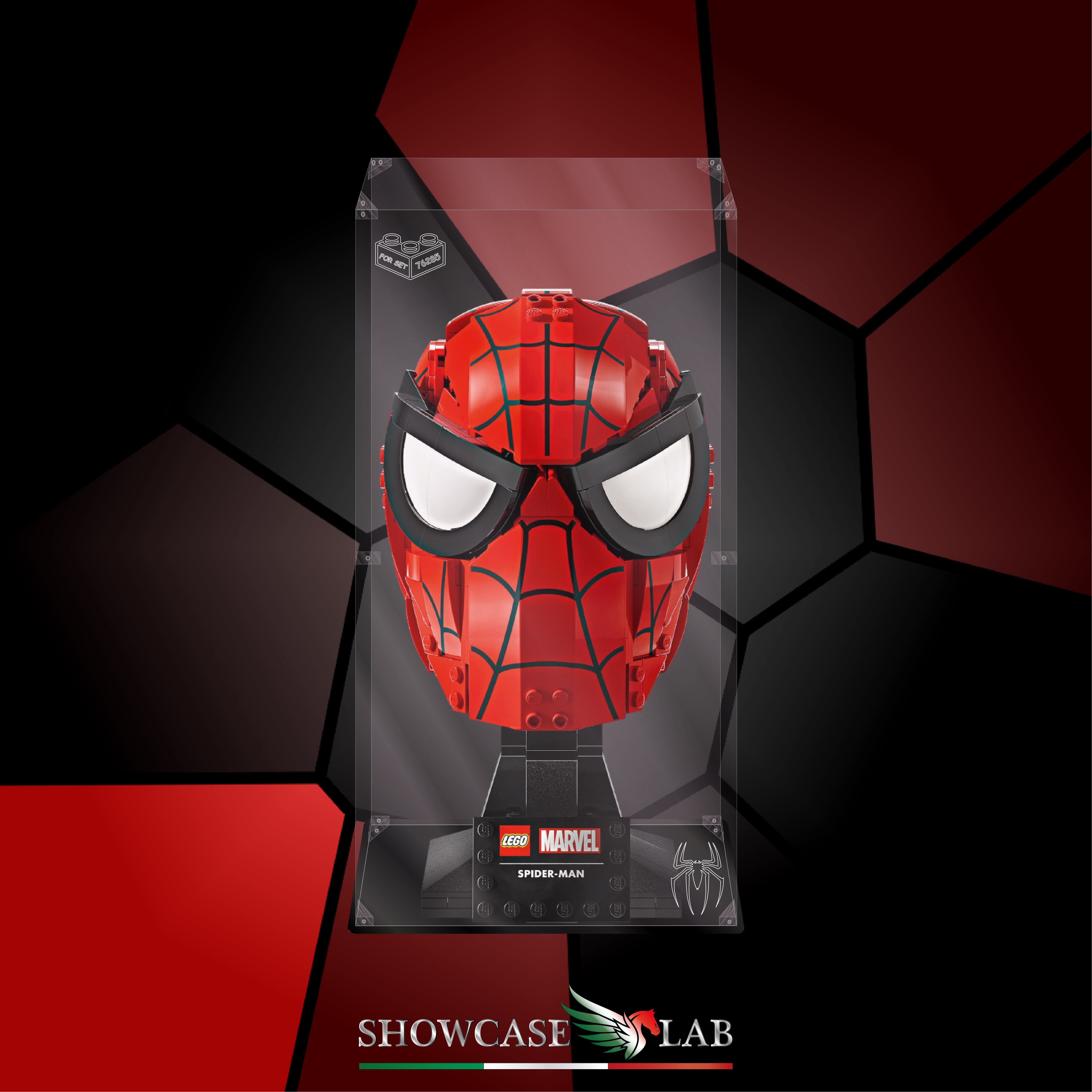 Teca LP201 | Per Set Lego® 76285 - MASCHERA DI SPIDER-MAN