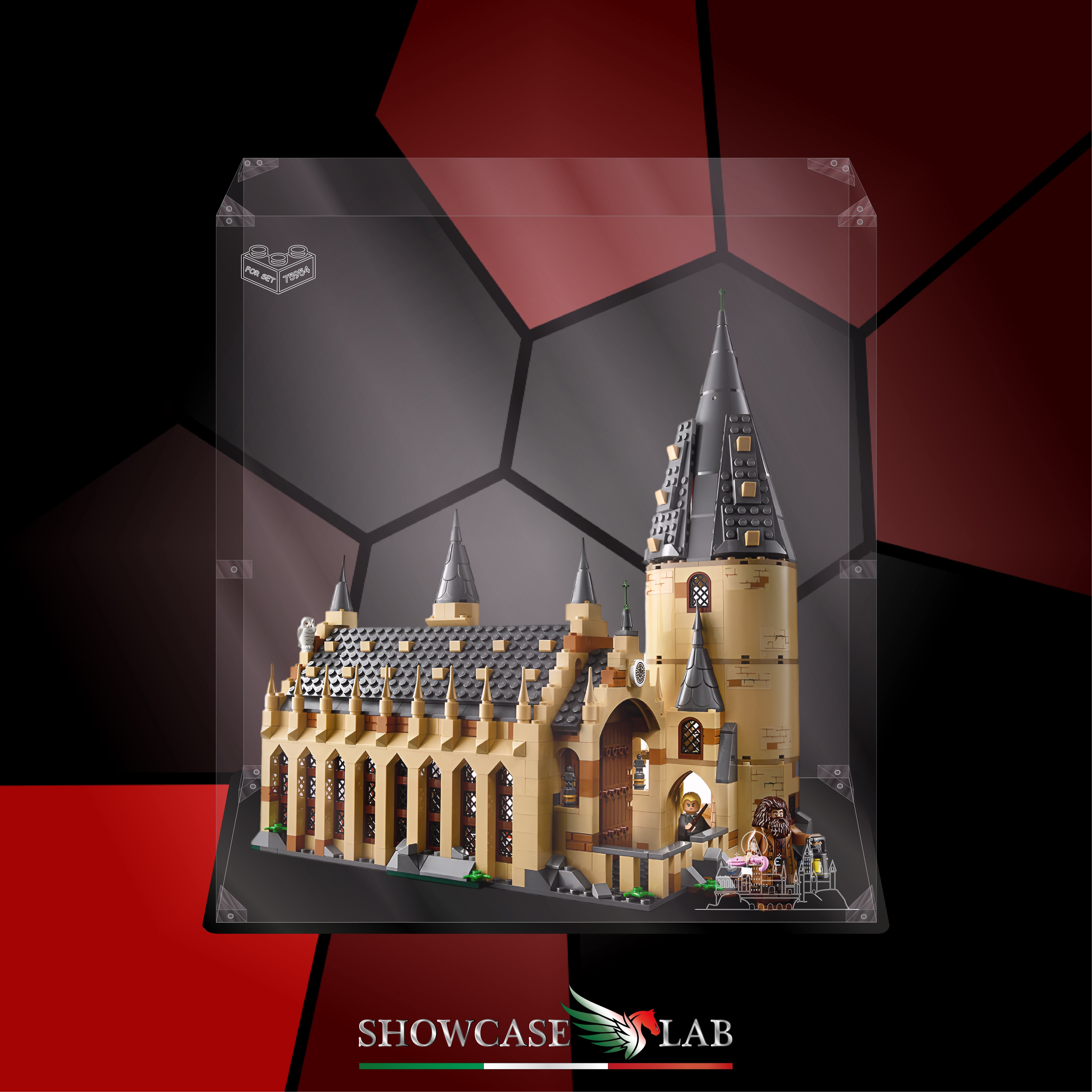 Teca LP205 | Per Set Lego® 75954 - LA SALA GRANDE DI HOGWARTS