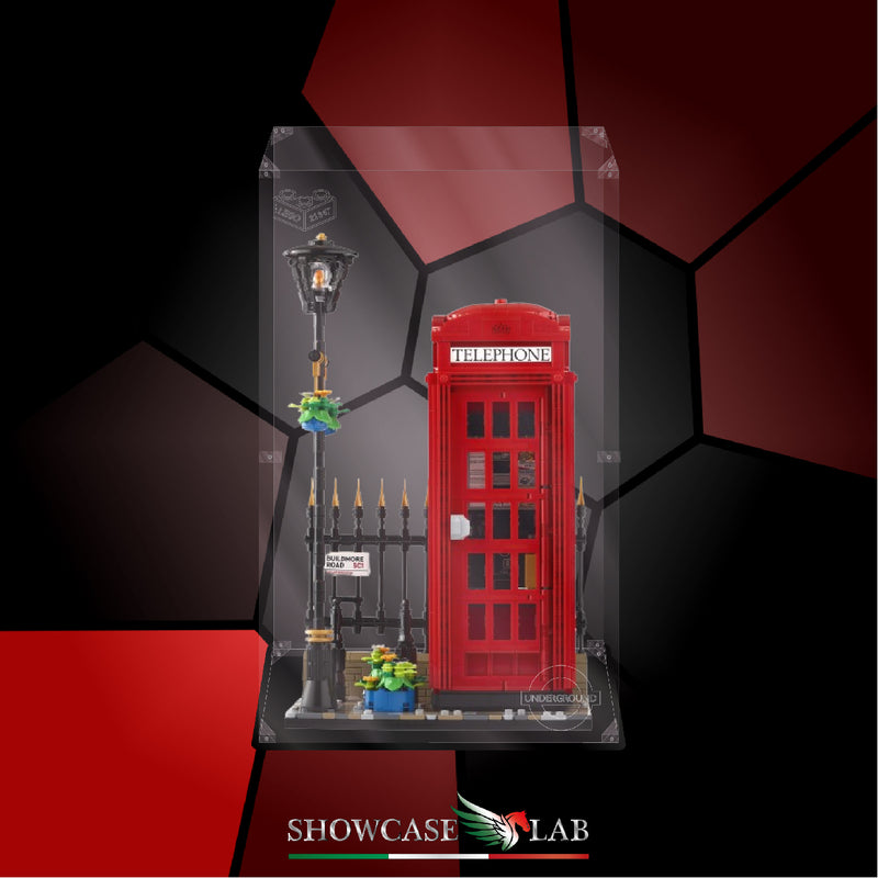 Teca LP212 | Per Set Lego 21347 - CABINA TELEFONICA ROSSA DI LONDRA