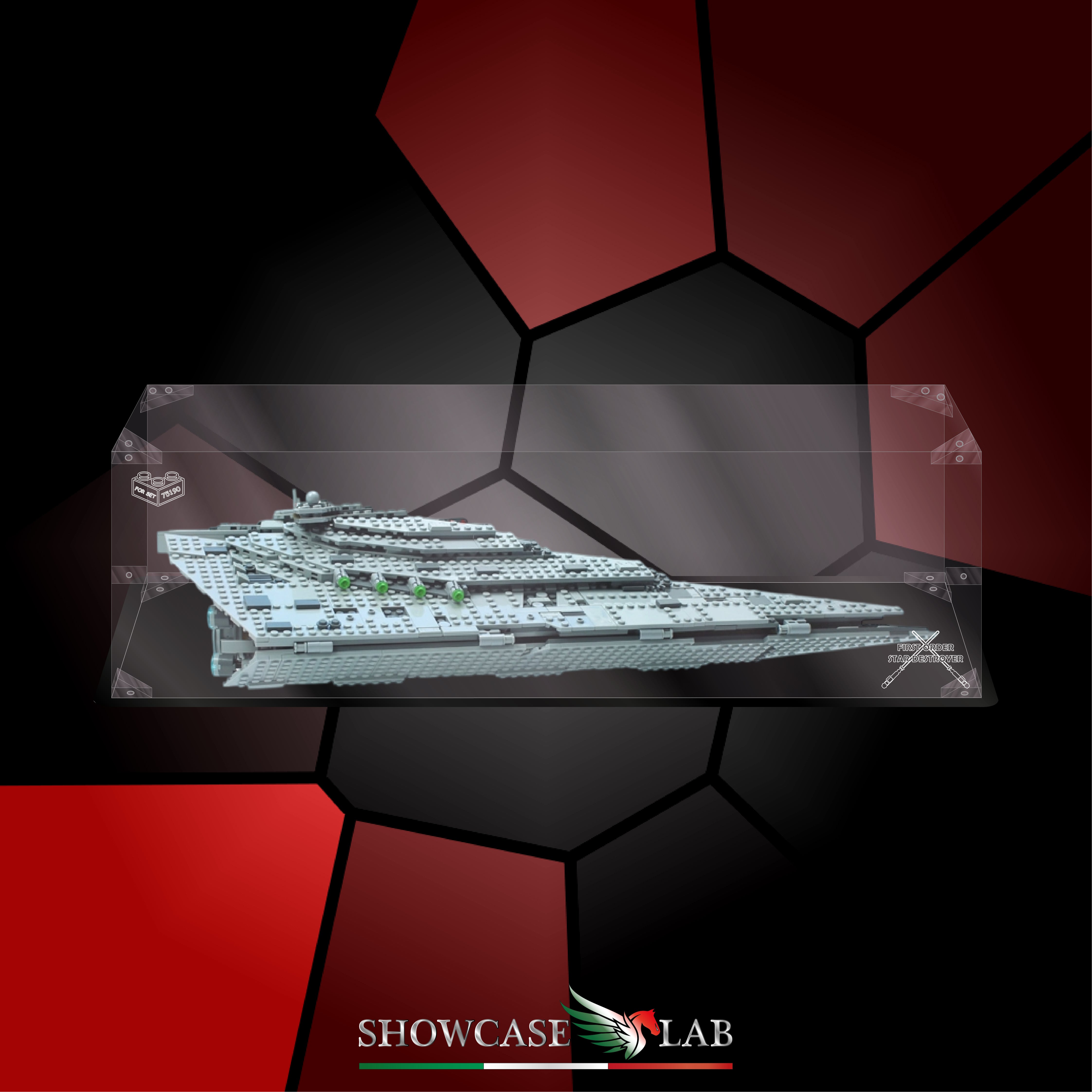 Teca LP213 | Per Set Lego® 75190 | STAR WARS - FIRST ORDER STAR DESTROYER