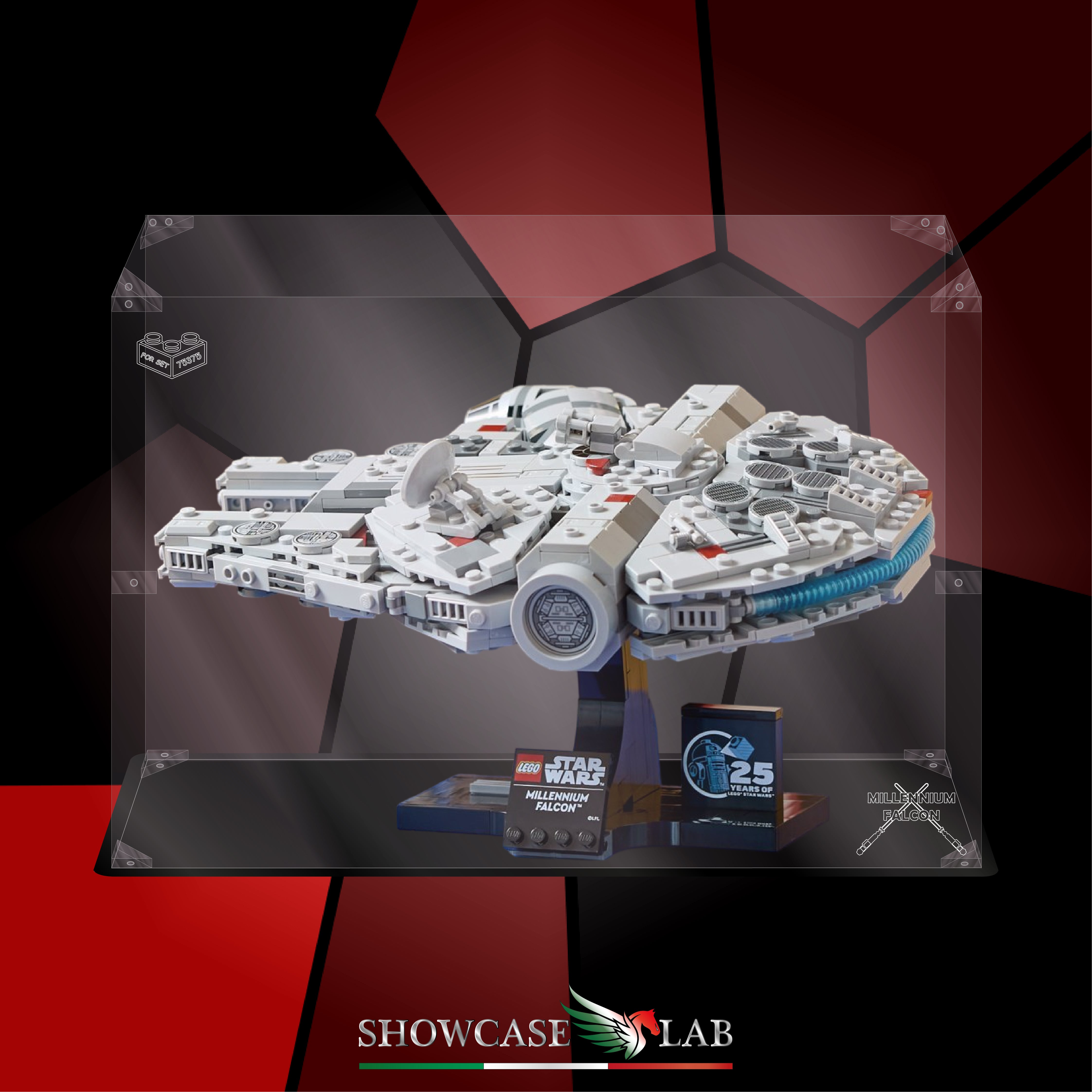 Teca LP228 | Per Set Lego® 75375 | STAR WARS - Millennium Falcon