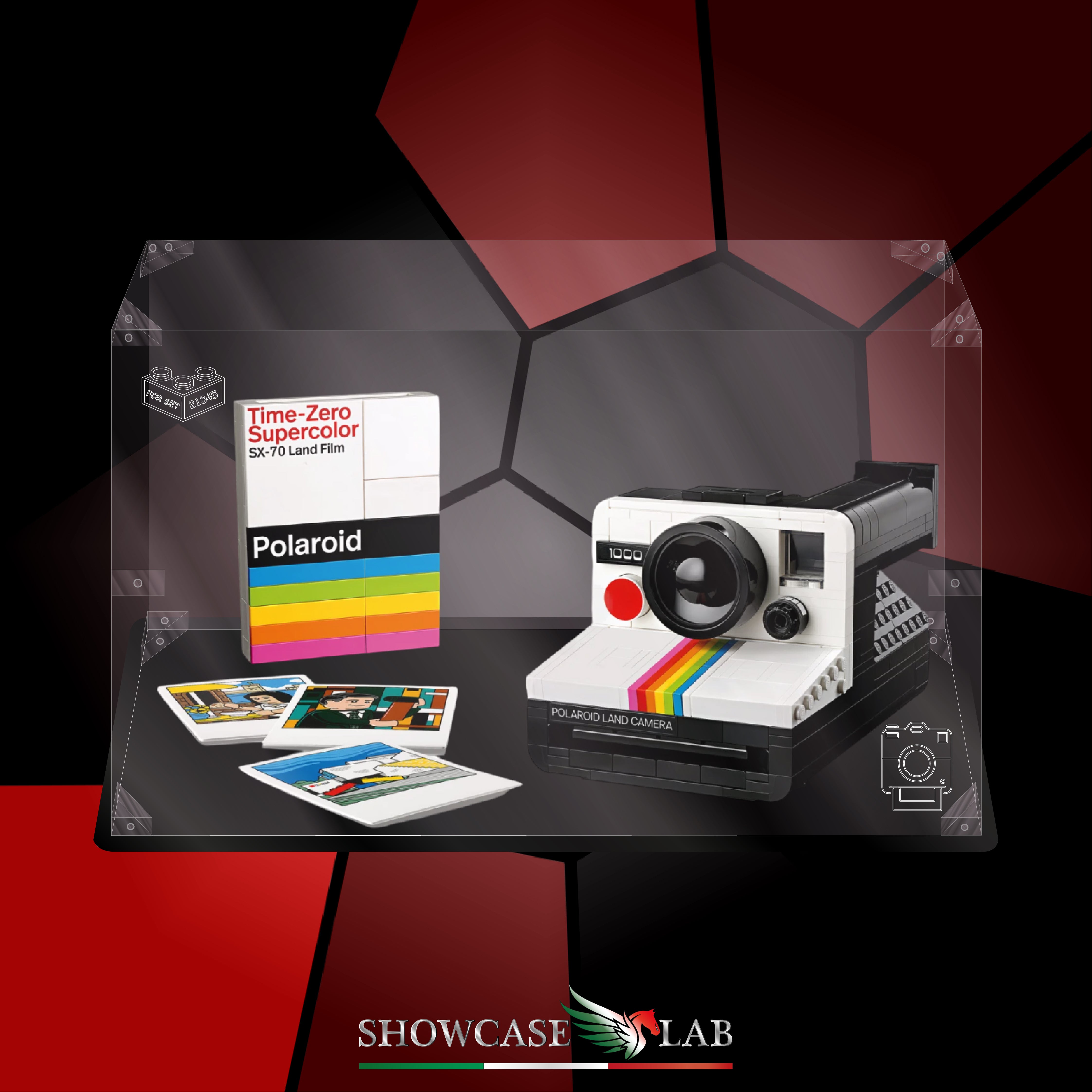 Teca LP249 | Per Set Lego® 21345 - Fotocamera Polaroid OneStep SX-70