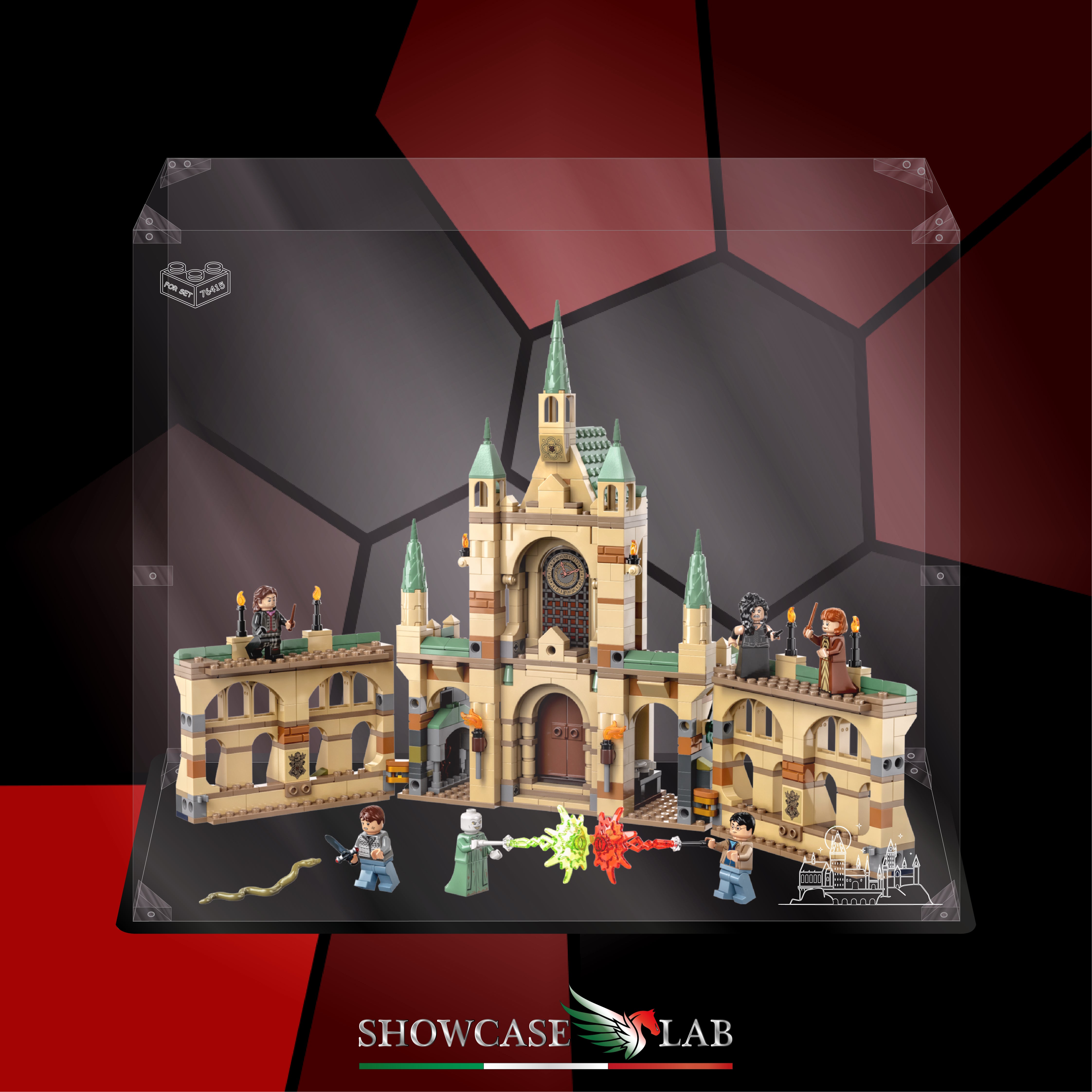 Teca LP262 | Per Set Lego® 76415 - La battaglia di Hogwarts