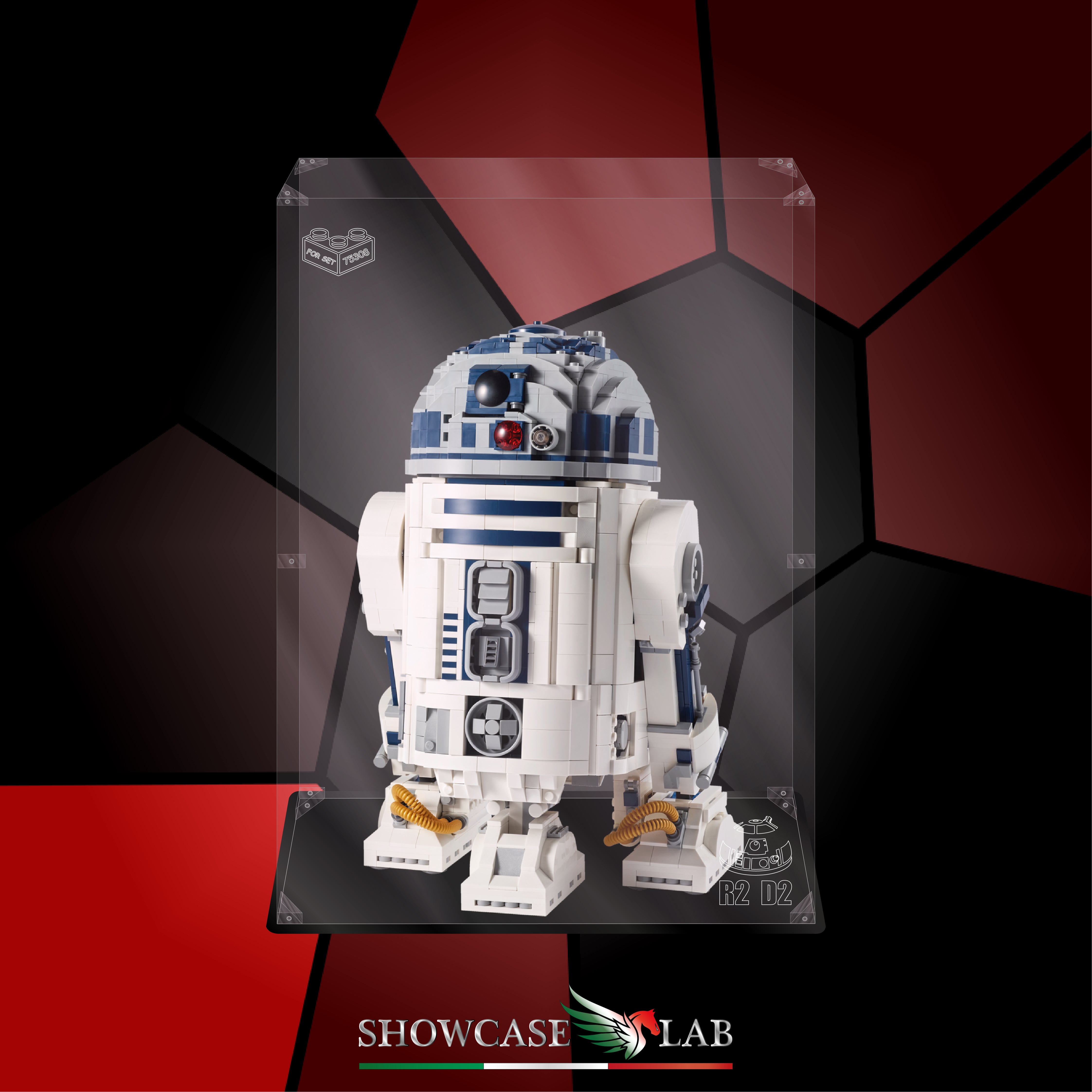 Teca LP44 | Per Set Lego® 75308 Star Wars R2 D2