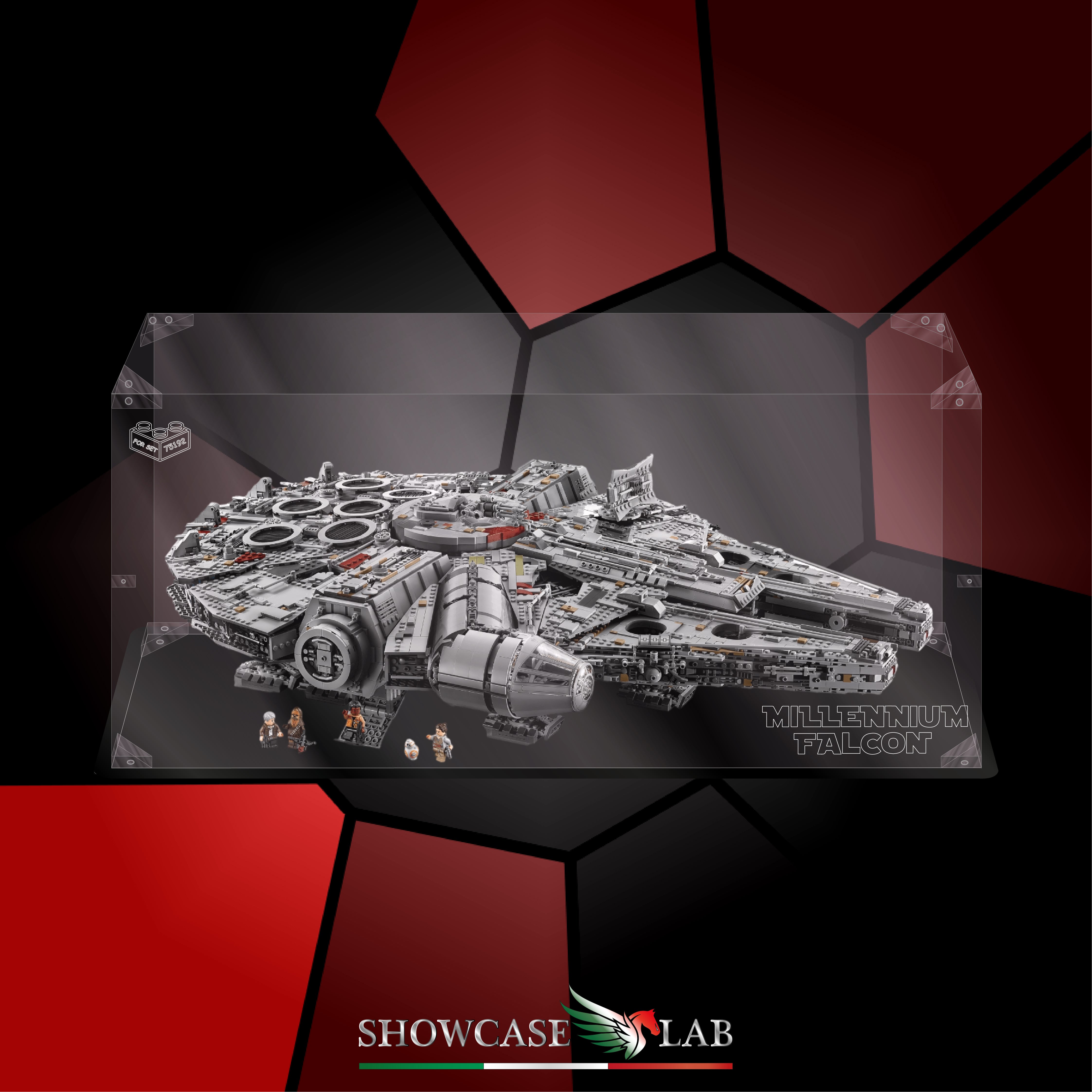 Teca LP69 | Per Set Lego® 75192 Millennium Falcon - Star Wars