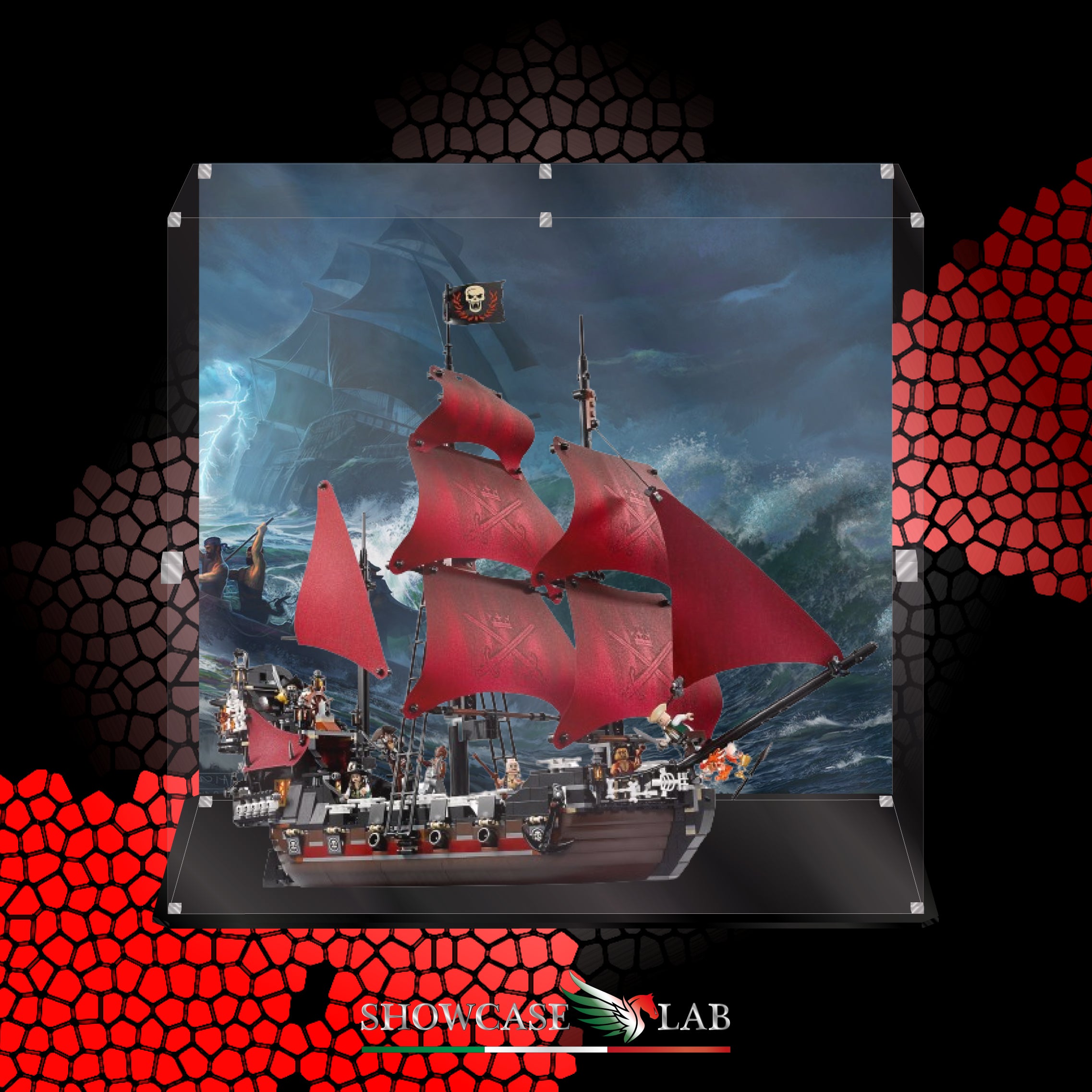 TECA LS101 | PER SET LEGO® 4195 - QUEEN ANNE'S REVENGE PIRATI