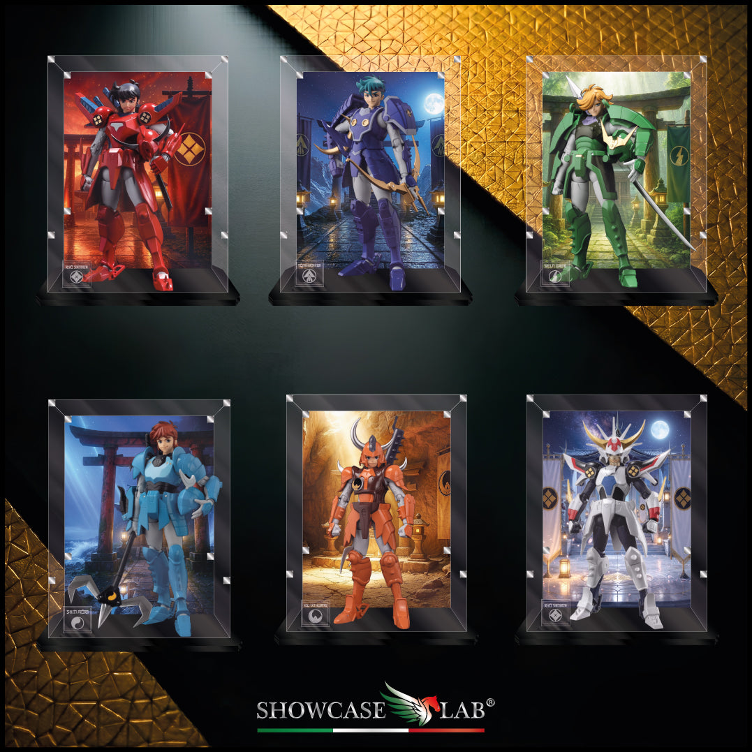 Teca AF25 | Set 6 Teche - PER BANDAI® /SENTINEL® 5 SAMURAI-ARMOR PLUS -SAMURAI TROOPERS