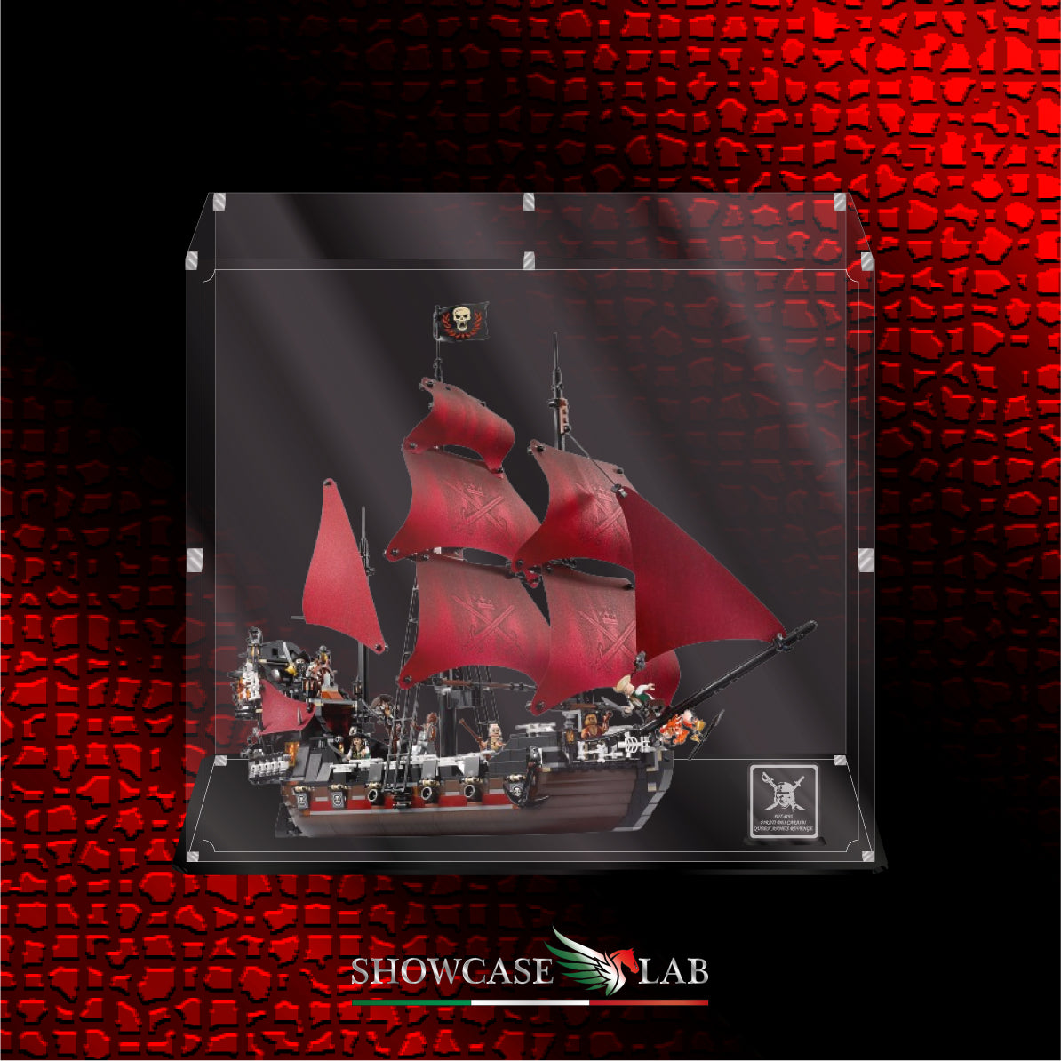 Teca L101 | Per Set Lego® 4195 - Queen Anne's revenge Pirati