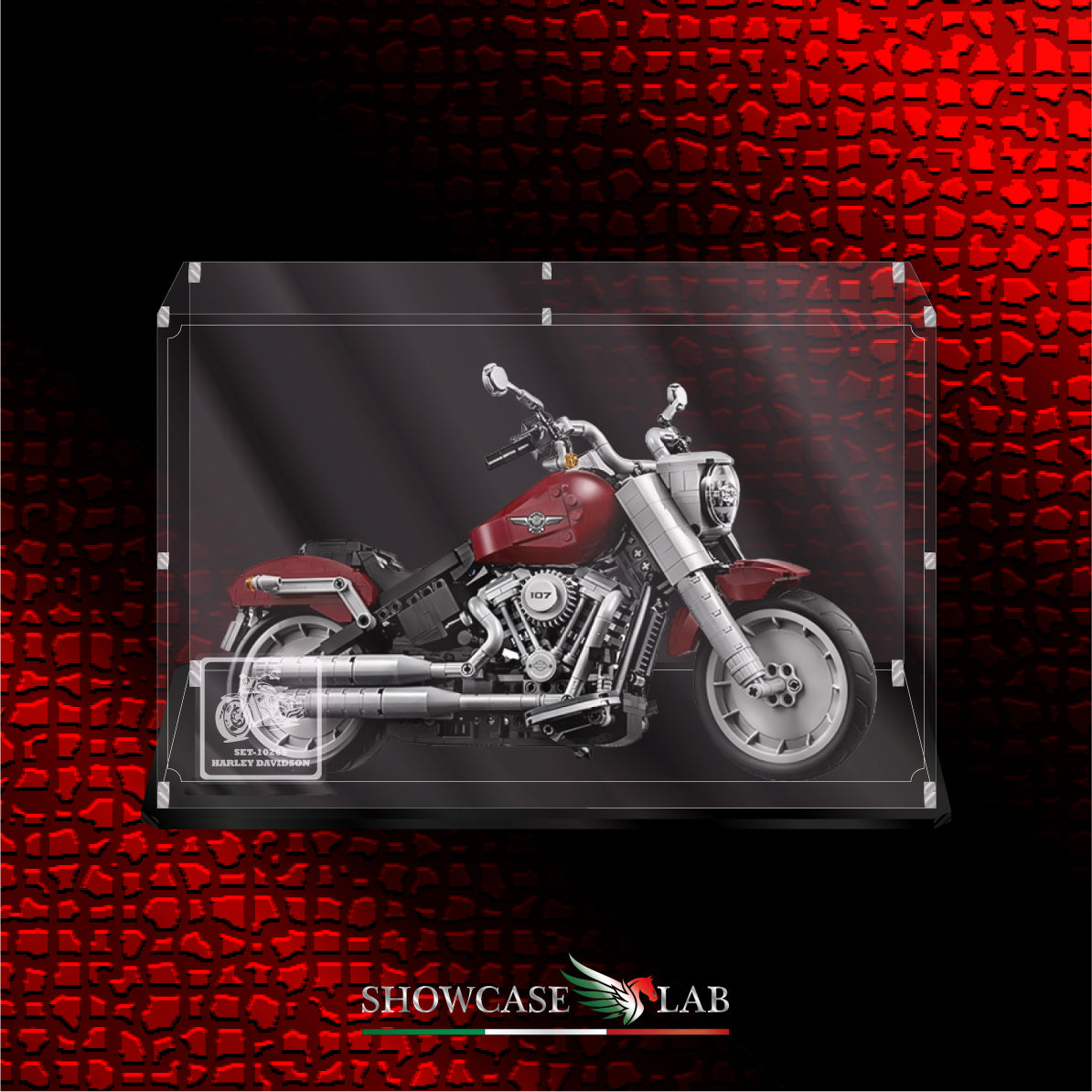 Teca L105 | Per Set Lego® 10269 - Harley davidson