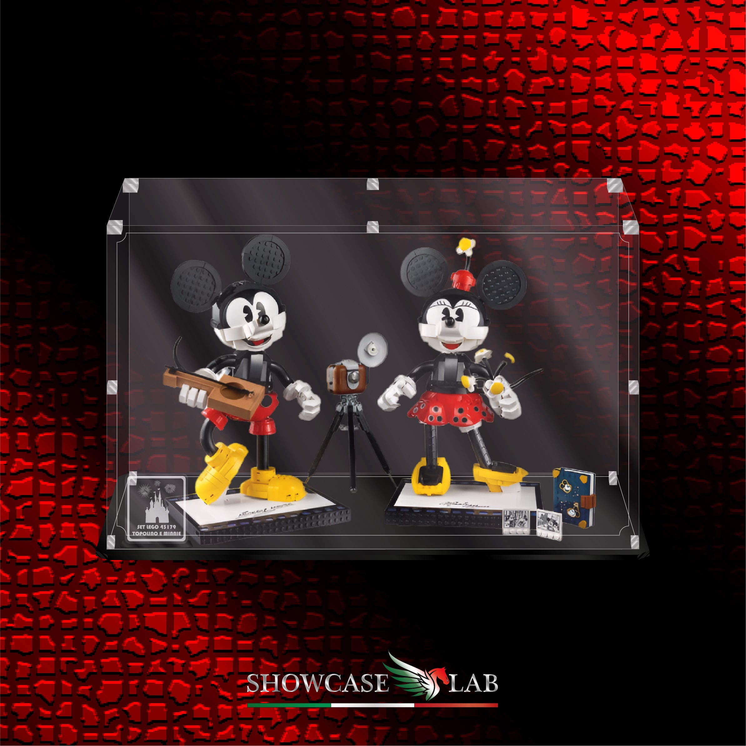 Teca L116 | Per Set Lego® 43179 - Topolino e Minnie