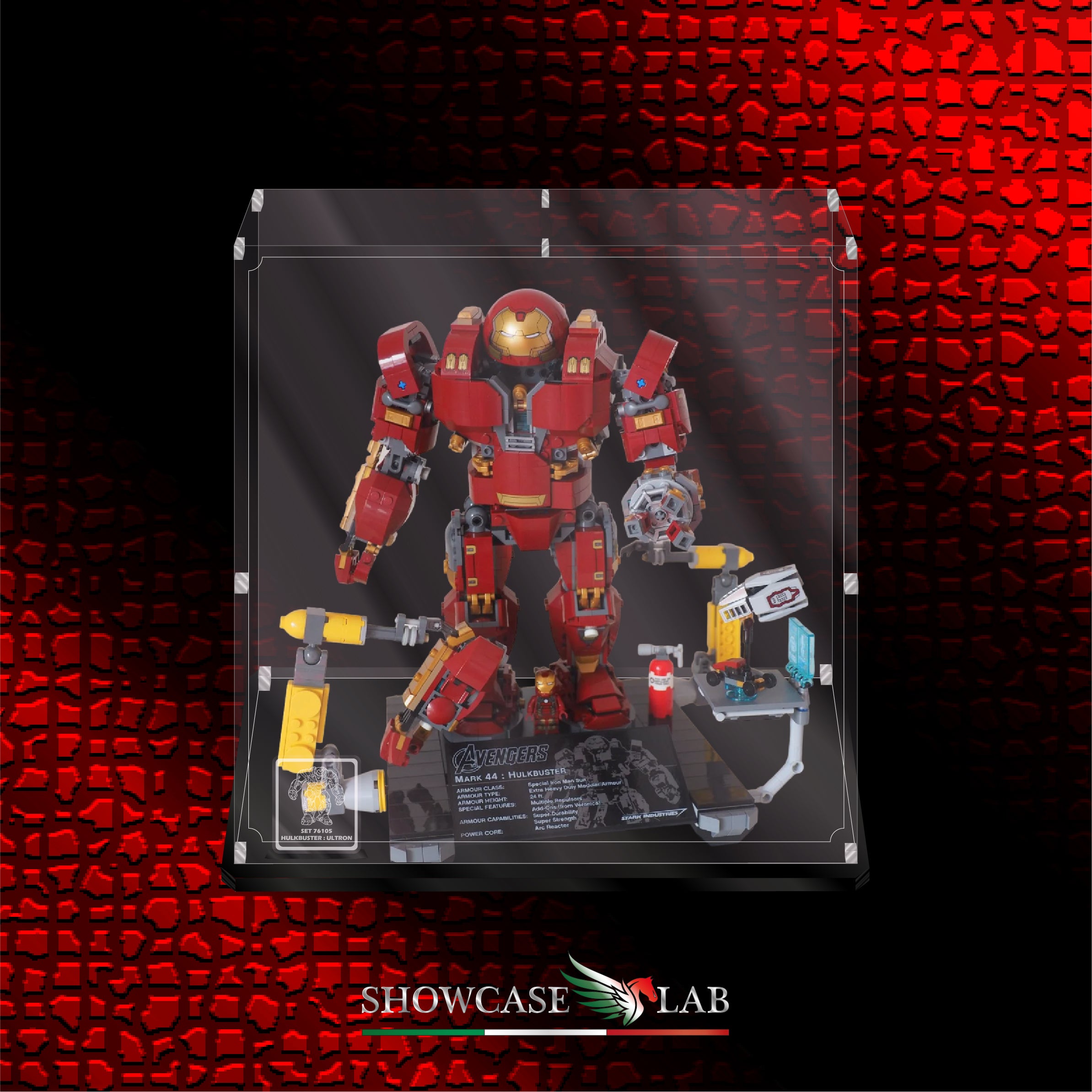 Teca L122 | Per Set Lego® 76105 - Hulkbuster : Ultron