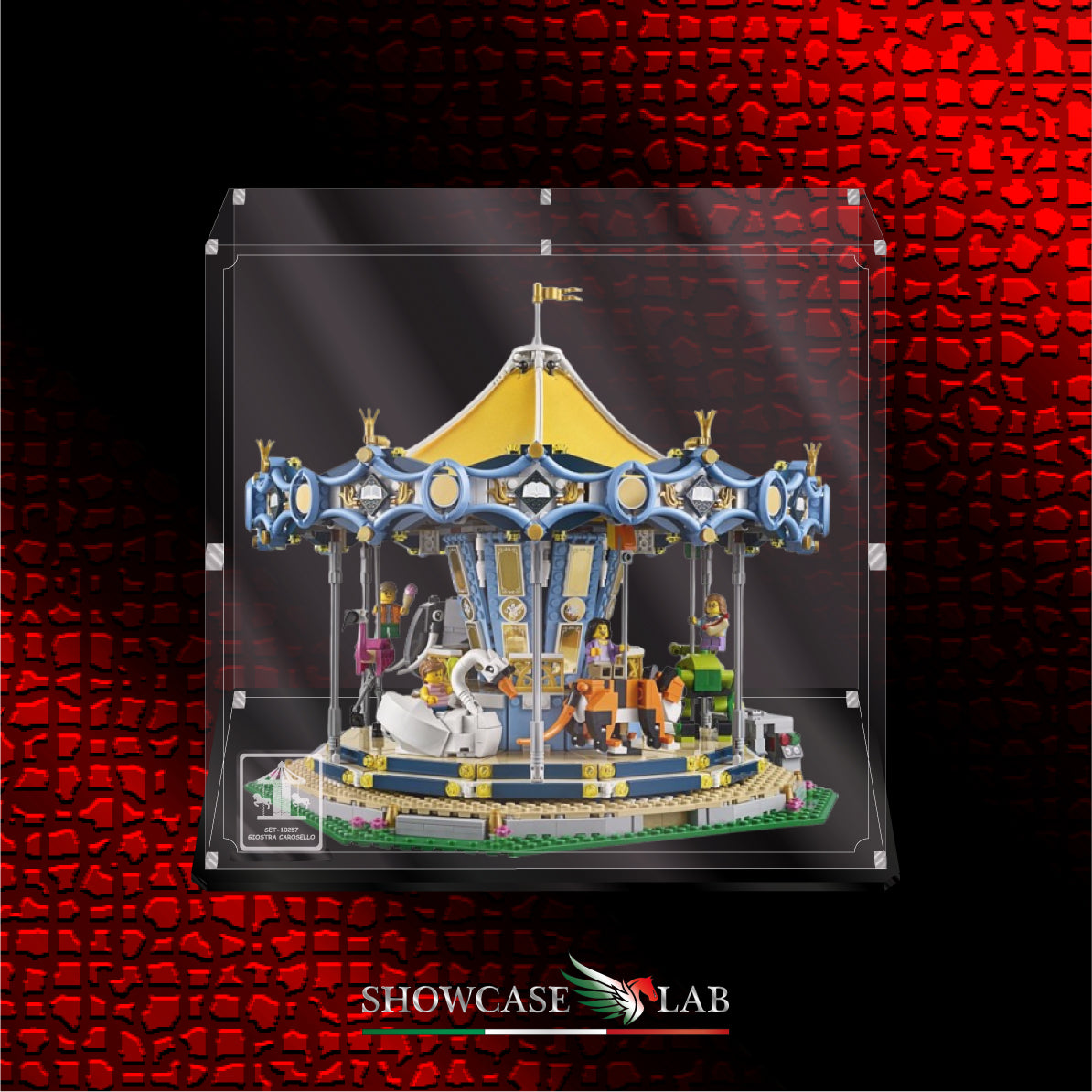 Teca L130 | Per Set Lego® 10257 - Giostra Carosello