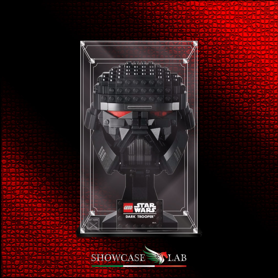 Teca L140 | Per Set Lego® 75343 - Casco del dark Trooper