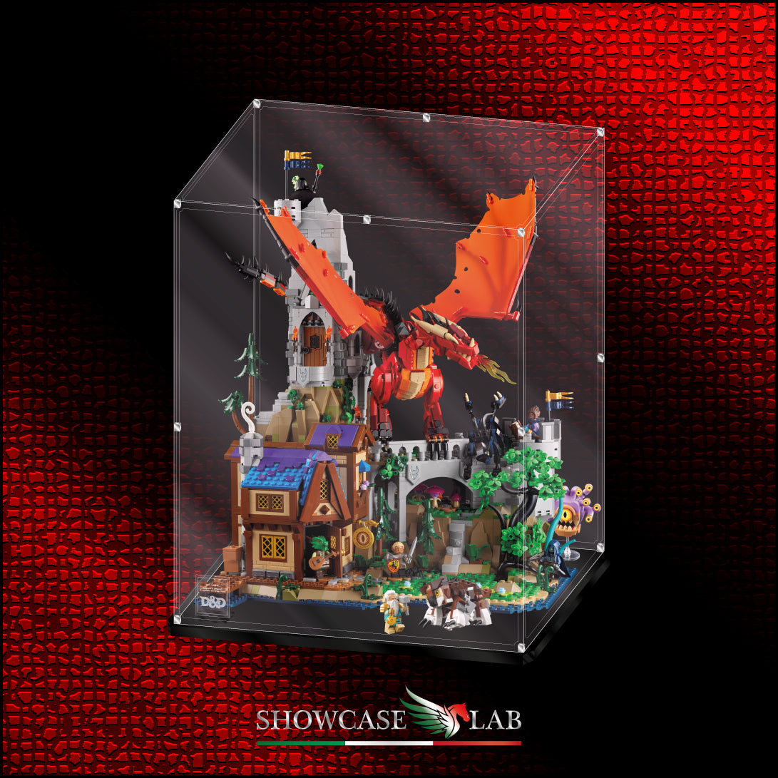 Teca L224 | Per Set Lego® 21348 -  Dungeons & Dragons: Il racconto del Drago Rosso.