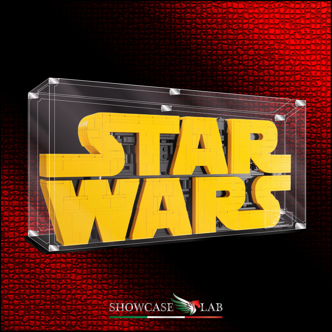 Teca L290 | Per Set Lego® 75407 " Logo Star Wars™ in mattoncini