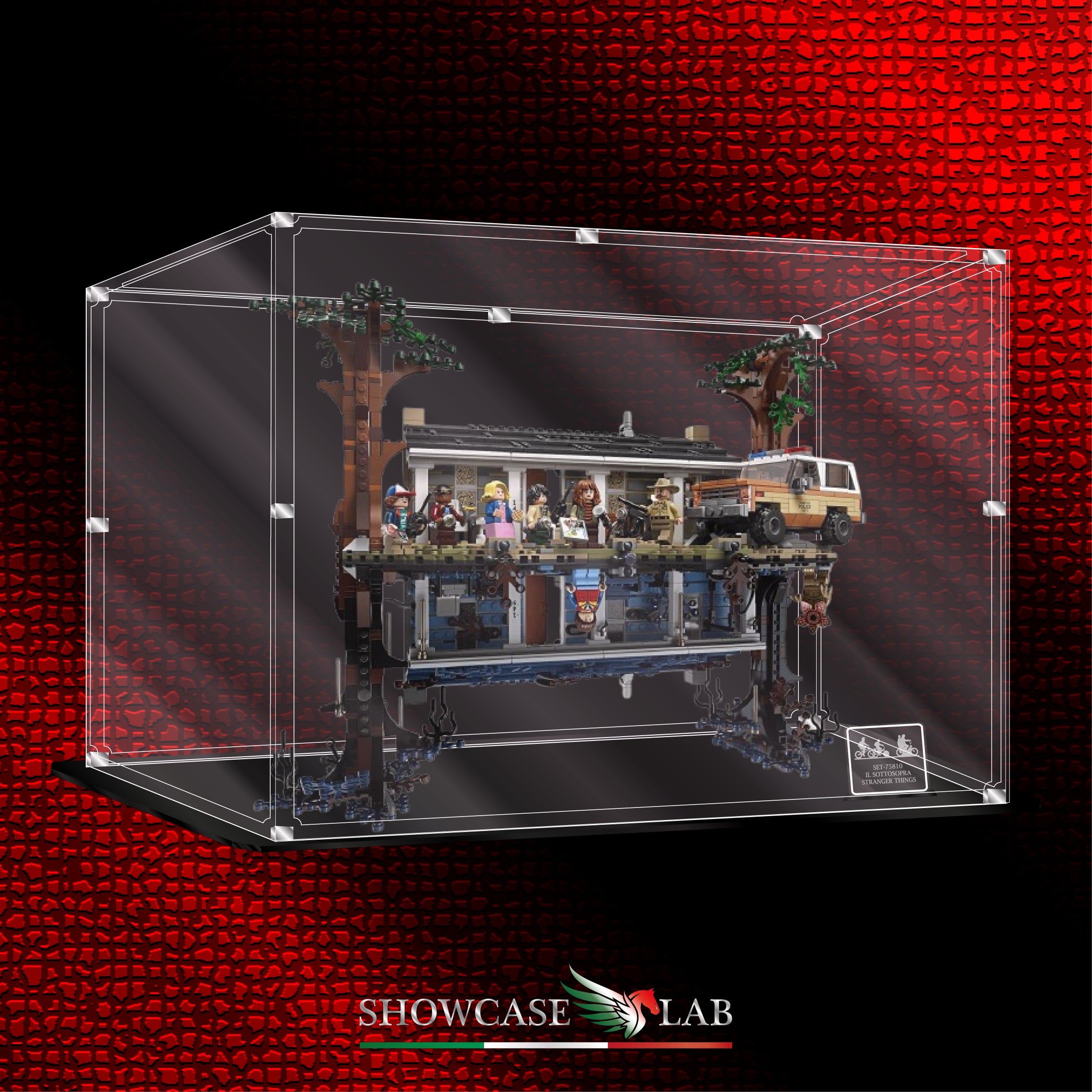 Teca L8 | Per Set Lego® 75810 Il Sottosopra - Stranger Things