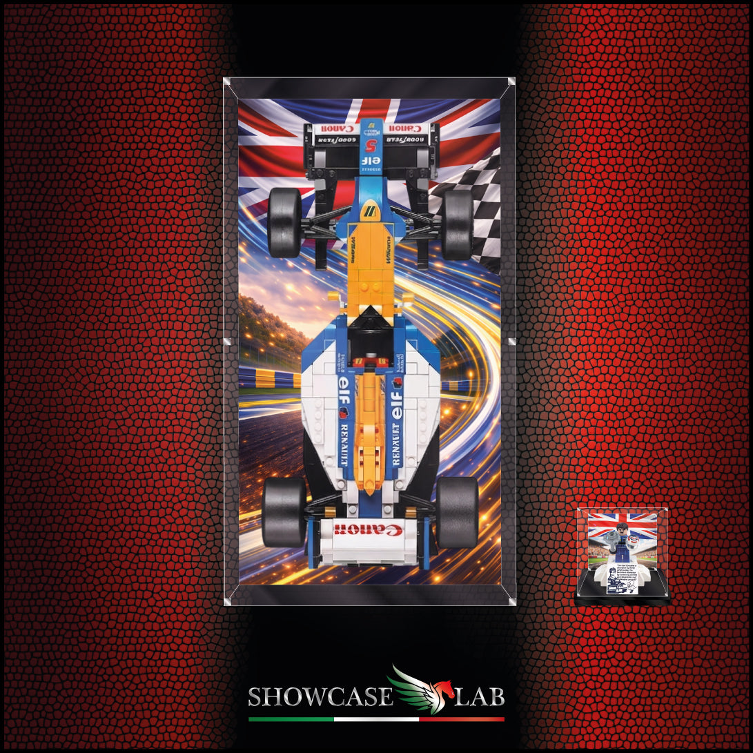 Teca LH281 | " DA APPENDERE " Per Set Lego® 10353 -  Williams Racing FW14B e Nigel Mansell