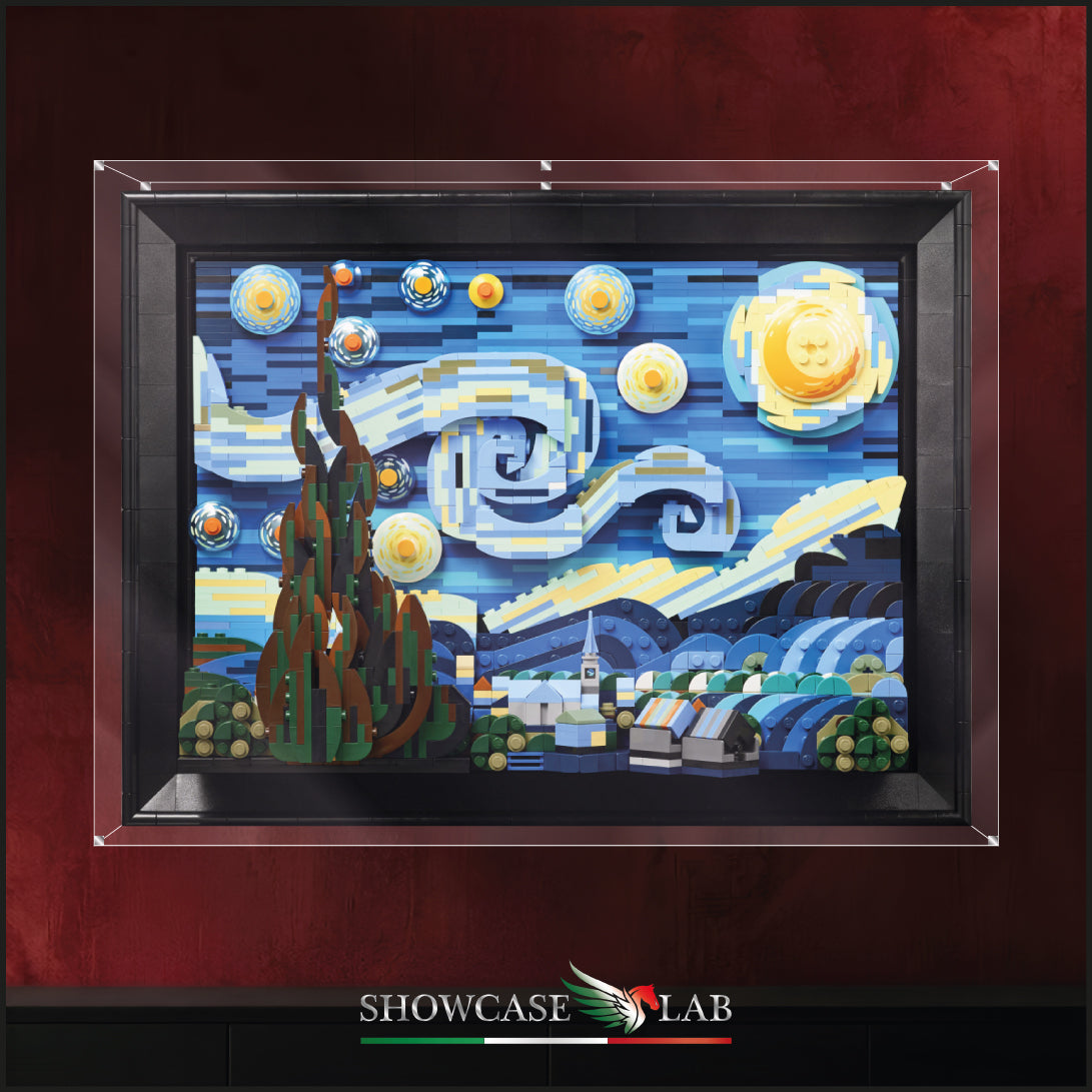 Teca LH76 | " DA APPENDERE " Per Set Lego®  21333 - Vincent Van Gogh - Notte Stellata