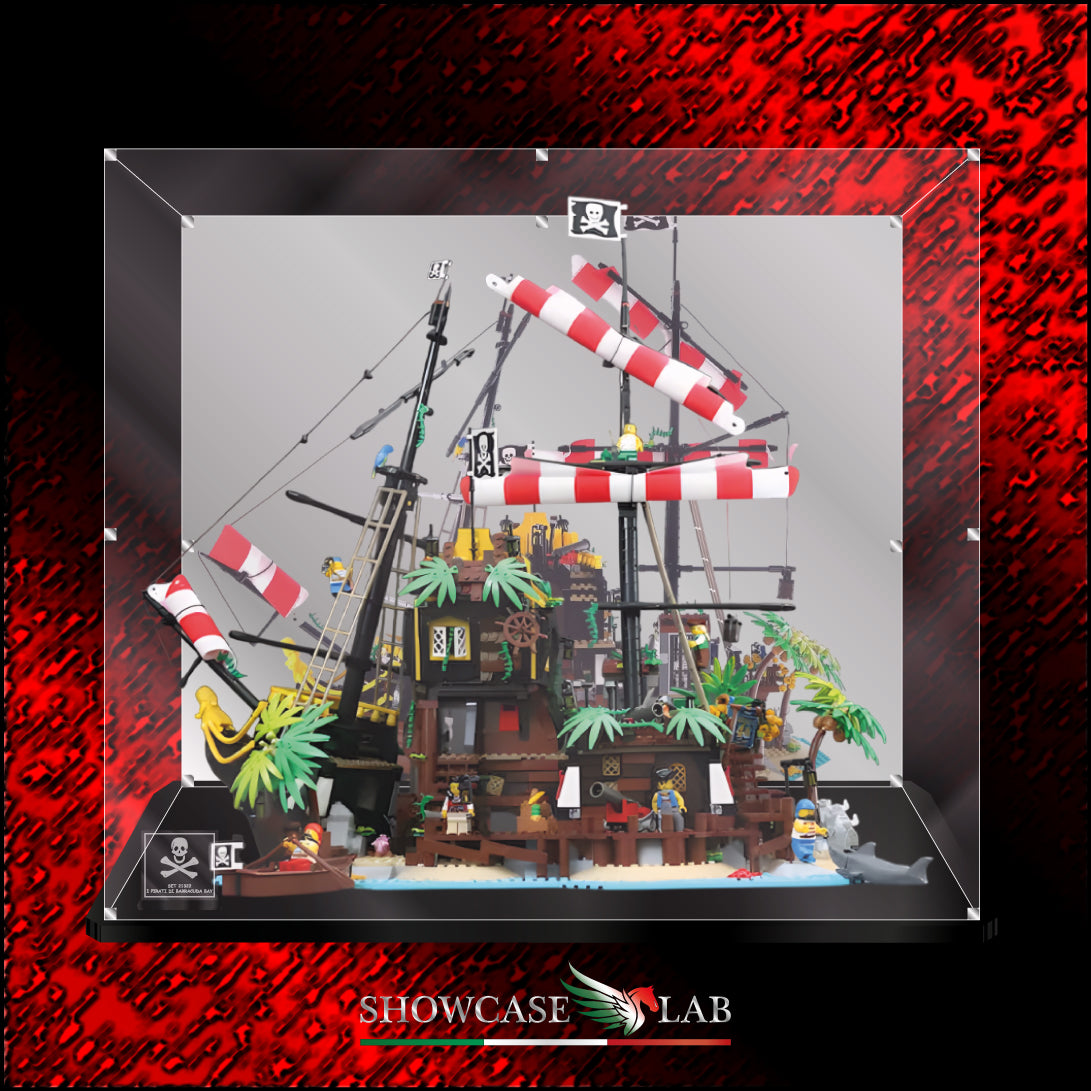 Teca LM58 | Per Set Lego® 21322 - I Pirati di Barracuda Bay