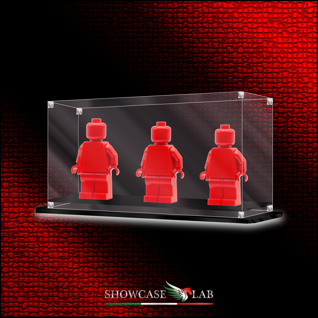 Teca LMF3 | Per Minifigure Lego®  - Per esporre N.3 Minifig