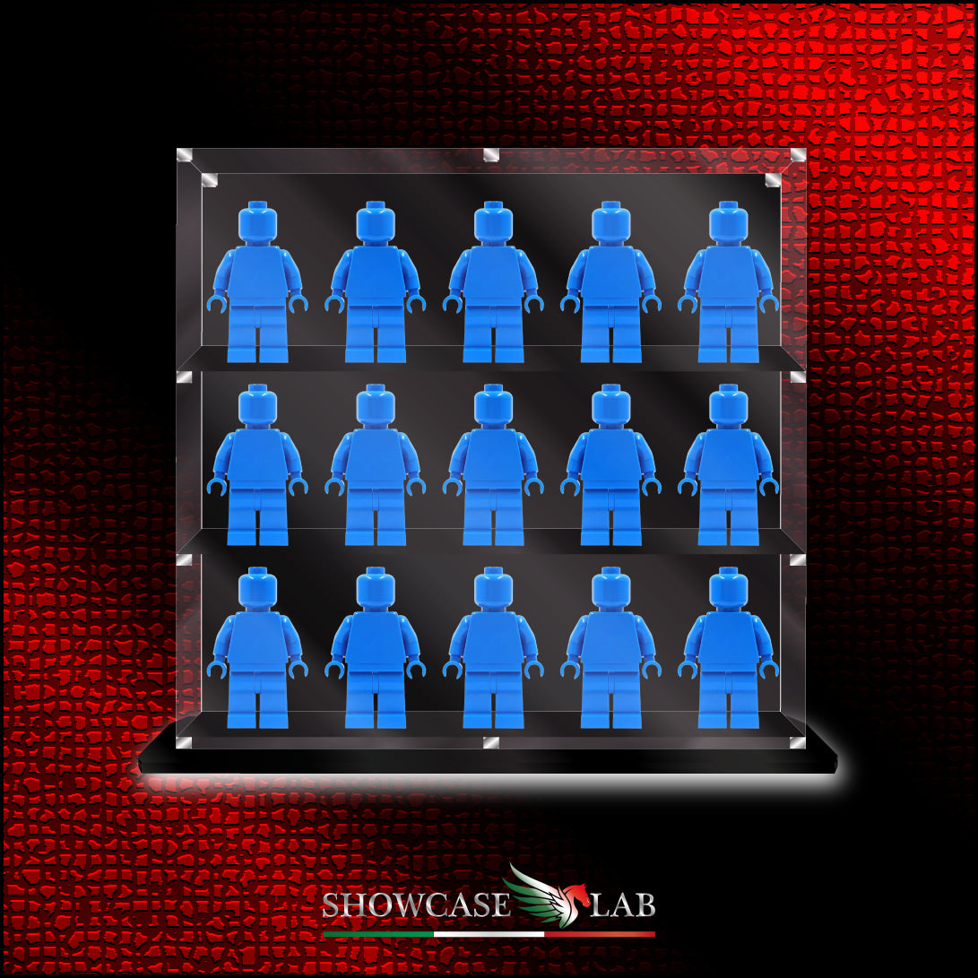 Teca LMF9 | Per Minifigure Lego®  - Per esporre N.15 Minifig