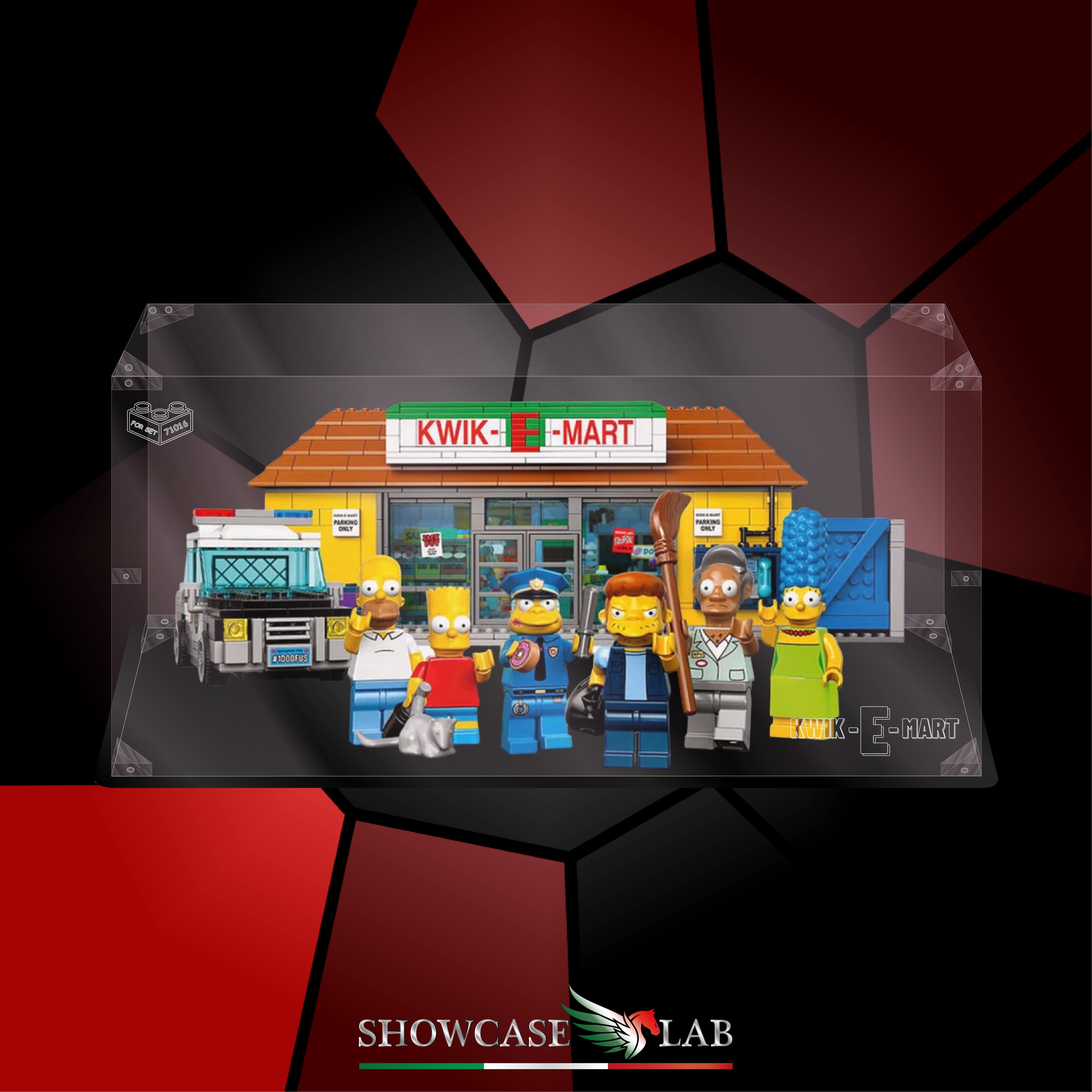 Teca LP117 | Per Set Lego® 71016 | The Simpson® - Jet-Market