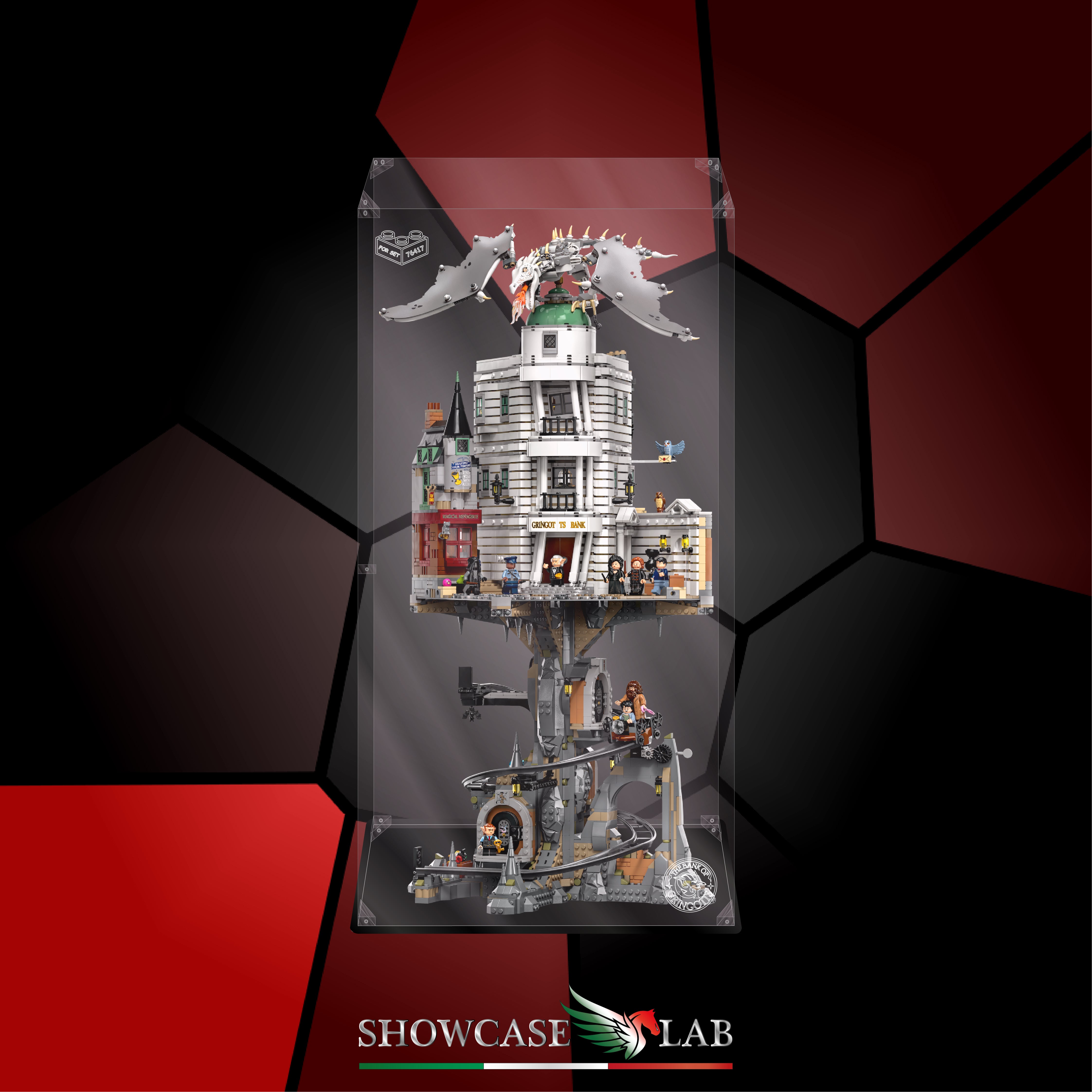 Teca LP182 | Per Set Lego® 76417 - Banca dei Maghi Gringott