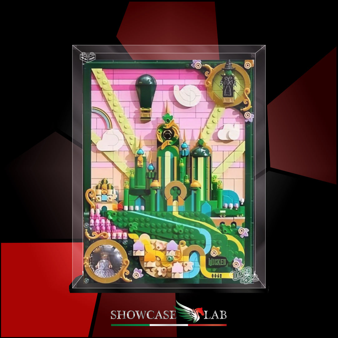 Teca LP360 | Per Set Lego® 75685 - Wall Art Città di Smeraldo