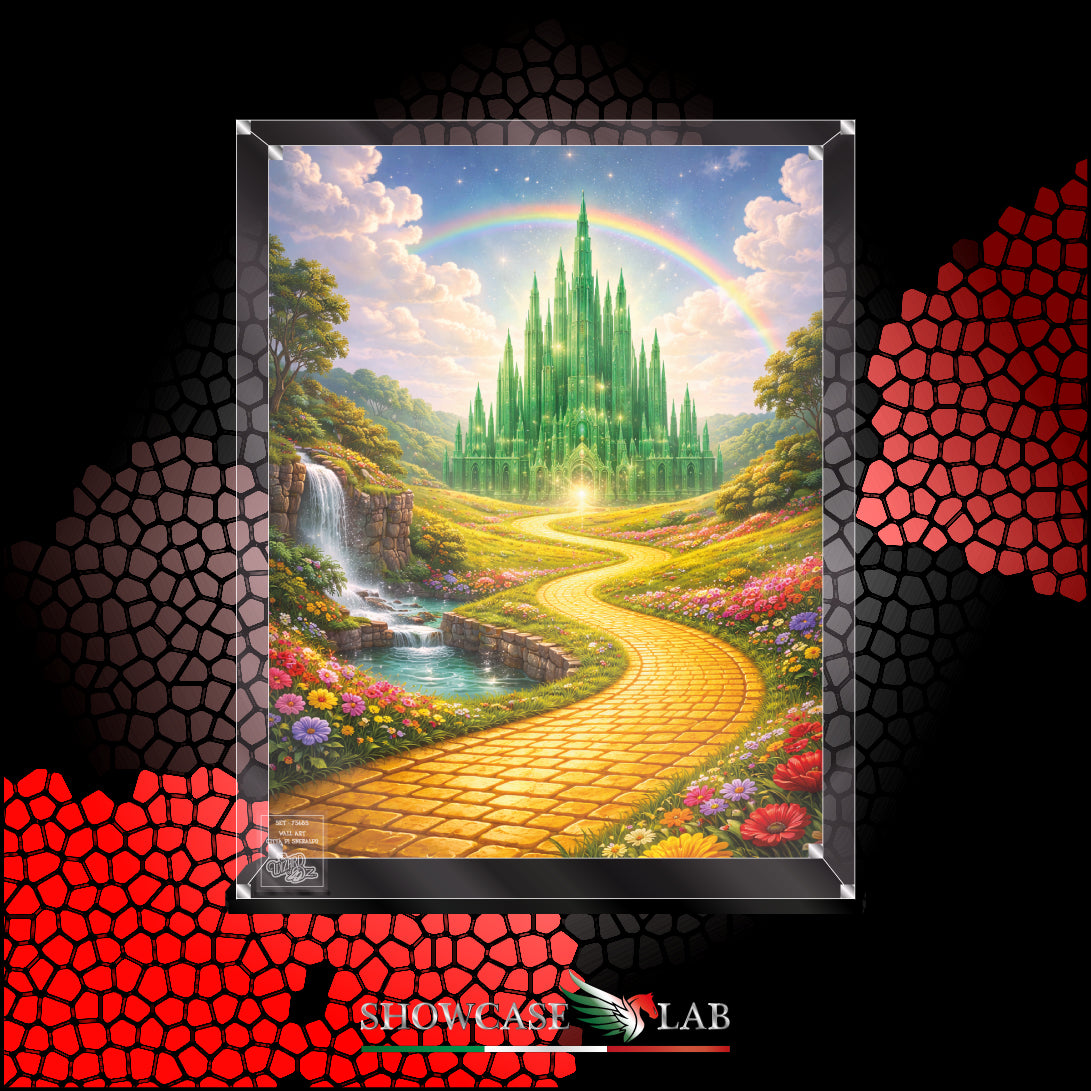 Teca LS360 | Per Set Lego® 75685 - Wall Art Città di Smeraldo.
