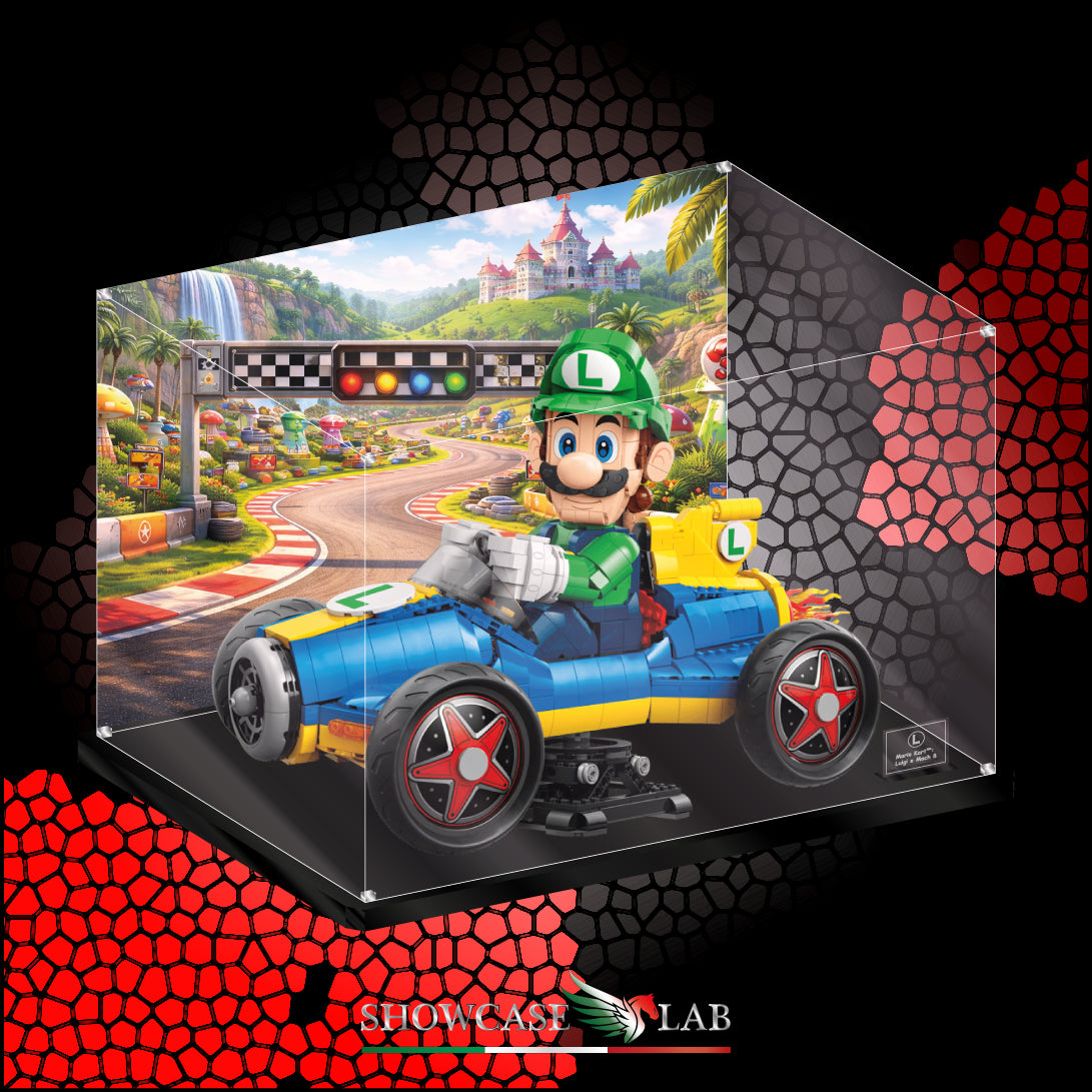 Teca LS366 | Per Set Lego® 72050 - Mario Kart™: Luigi e Mach 8