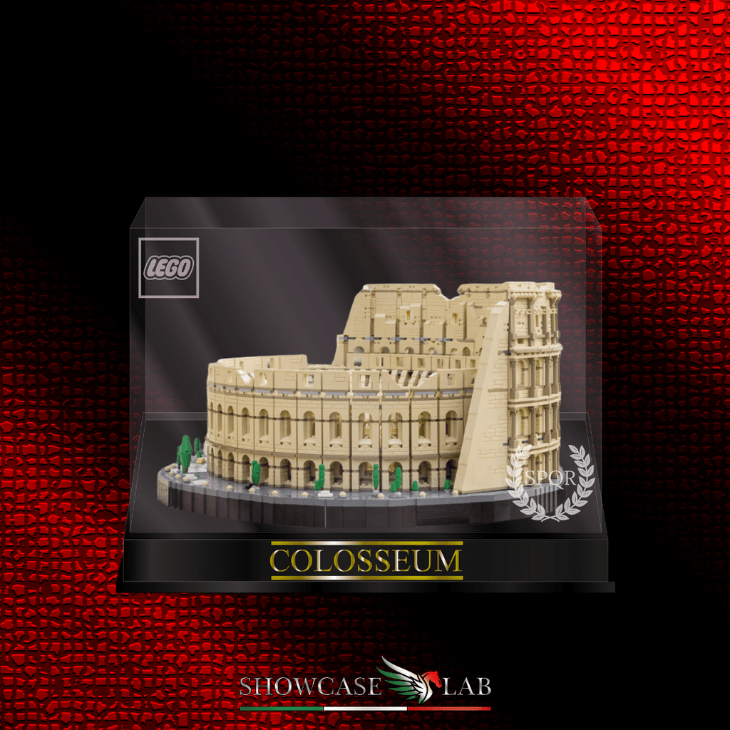 Teca per LEGO 10276 Colosseo – L 60 x P 66 x H 32 cm