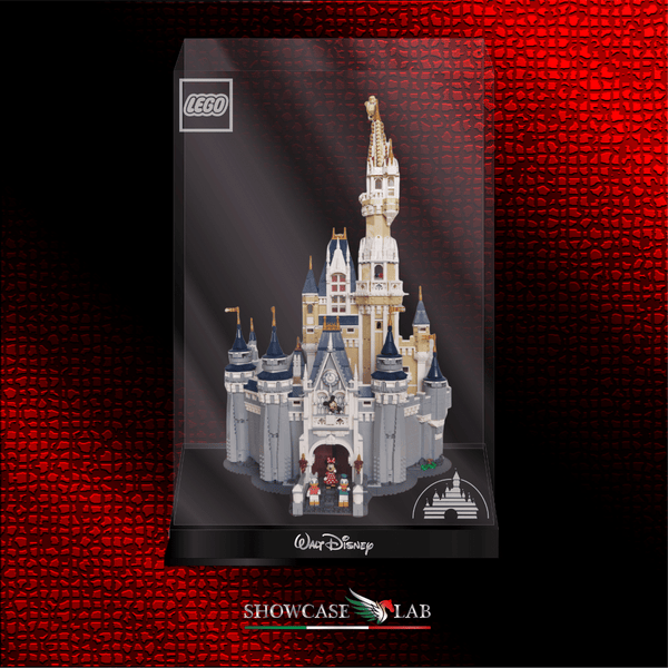 Teca per LEGO 71040 Il Castello Disney – L 57 x P 40 x H 78 cm